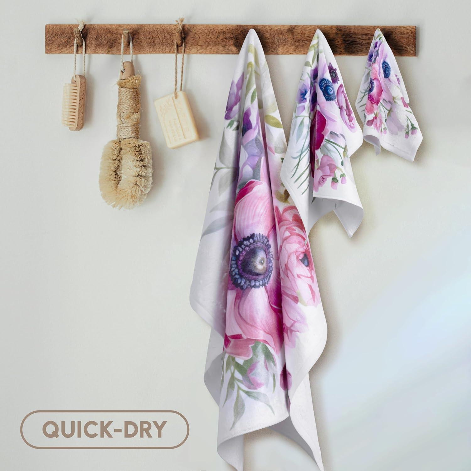 Monarch Butterfly Orange Background Cotton Microfiber Washcloth