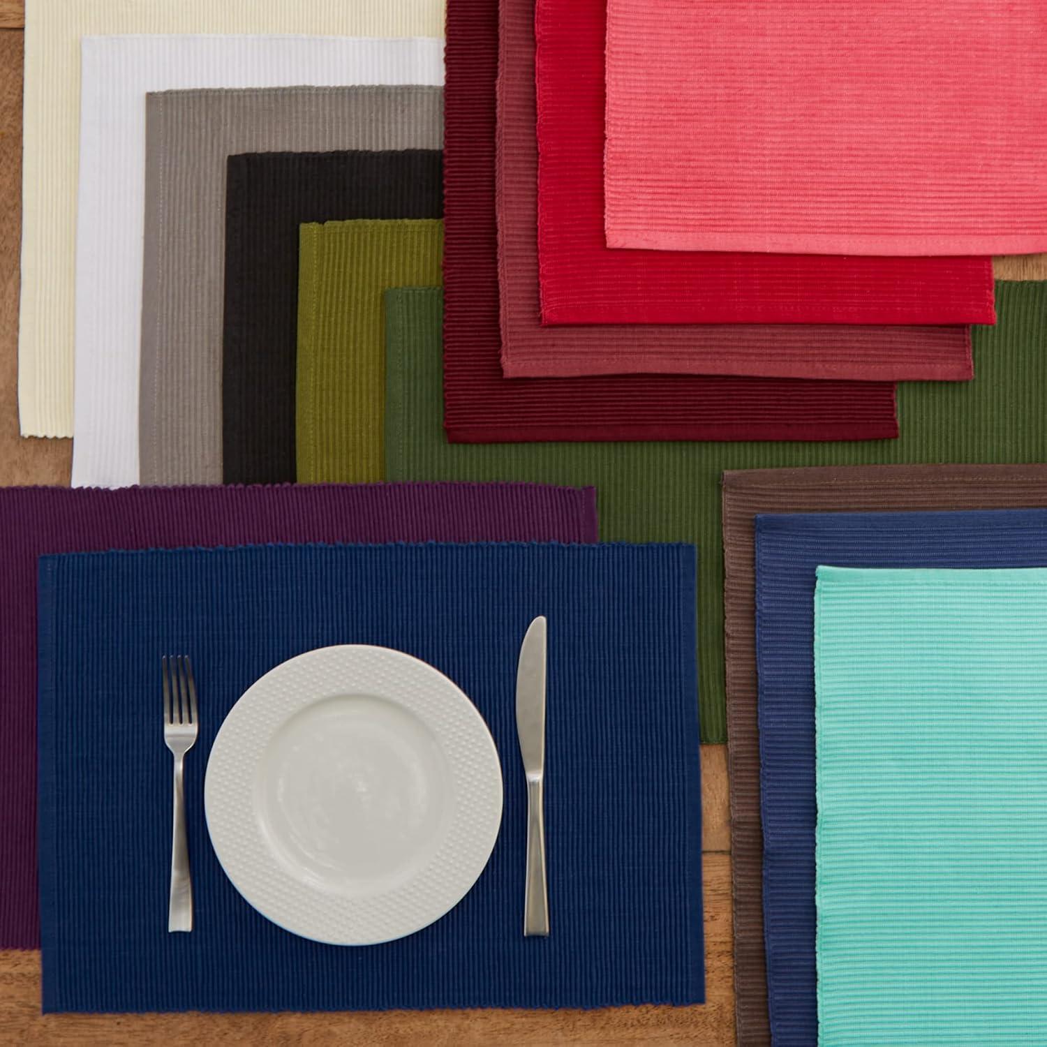 PLACEMAT DARK GREEN Set of 6