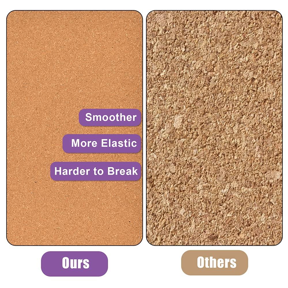 Self-Adhesive Cork Board Roll, 1/8" Thick Cork Boards for Walls, 20"x16" Cork Board Roll for Office, Home, School(3mm,40 * 50cm)