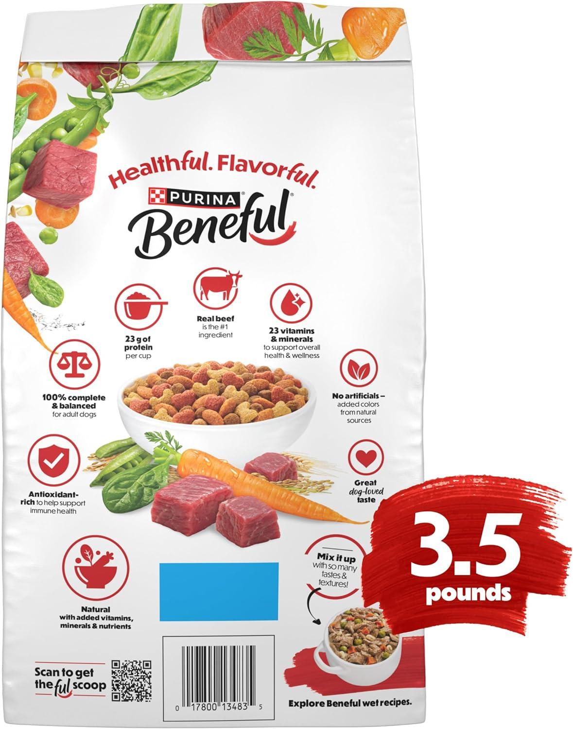 Purina Beneful Originals Real Beef Flavor Dry Dog Food - 3.5lbs