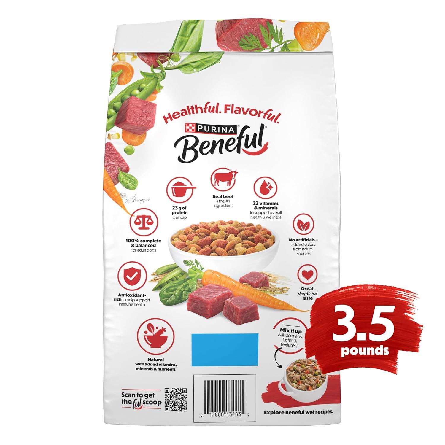 Purina Beneful Originals Real Beef Flavor Dry Dog Food - 3.5lbs