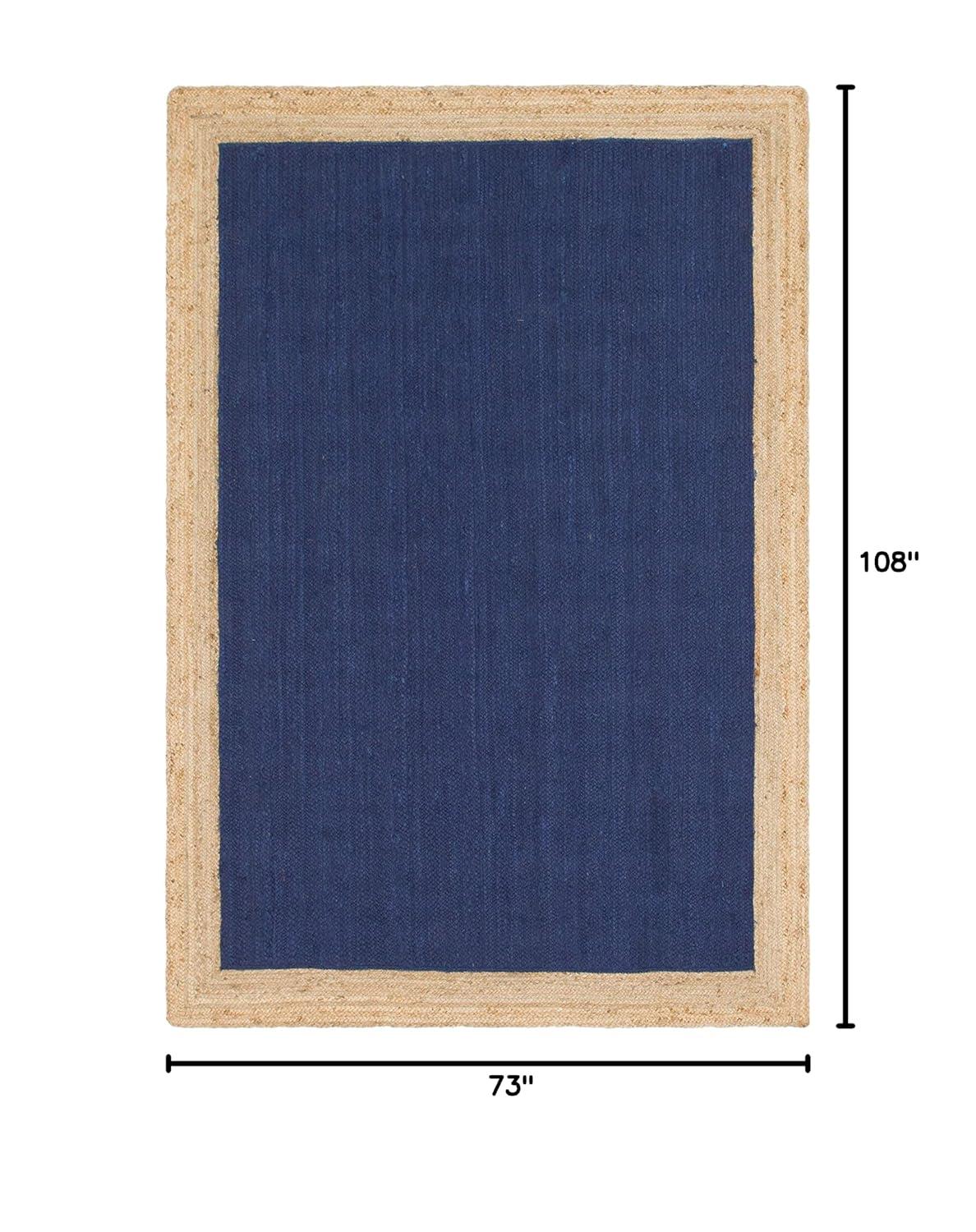 Unique Loom 6' 1 x 9' 0 Goa Braided Jute Rectangle Area Rug