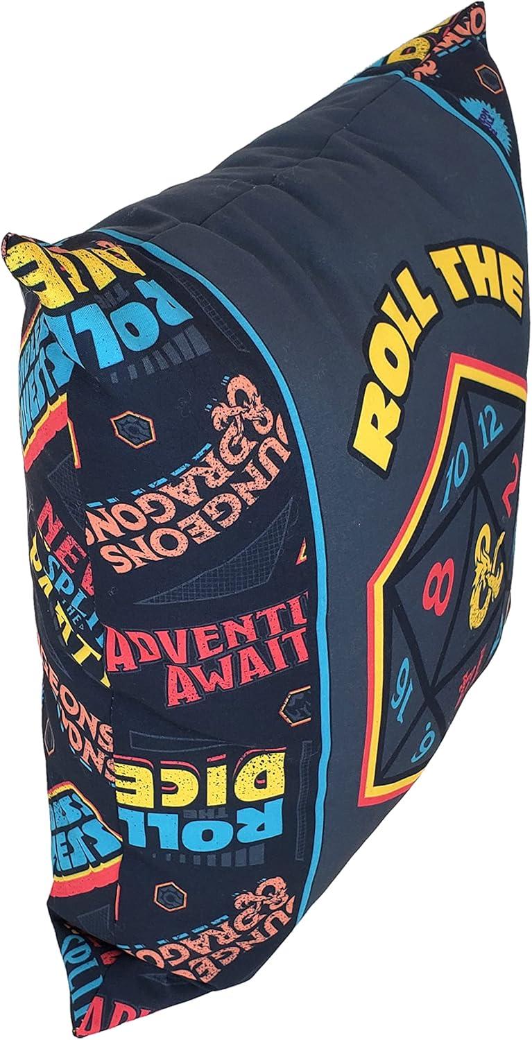Northwest Dungeons & Dragons Pillow, 18" x 18", Roll The Dice