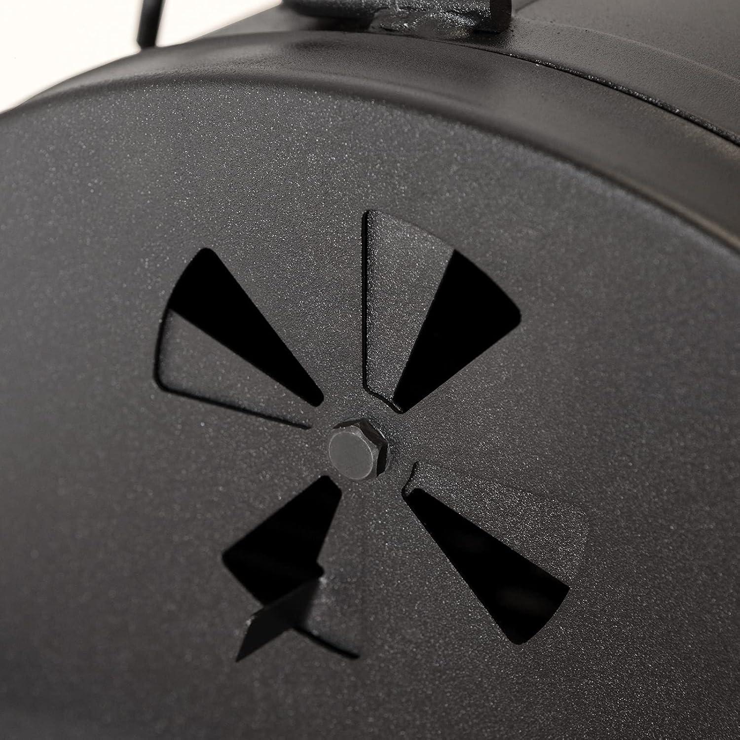 Patio Pro Charcoal Grill in Black