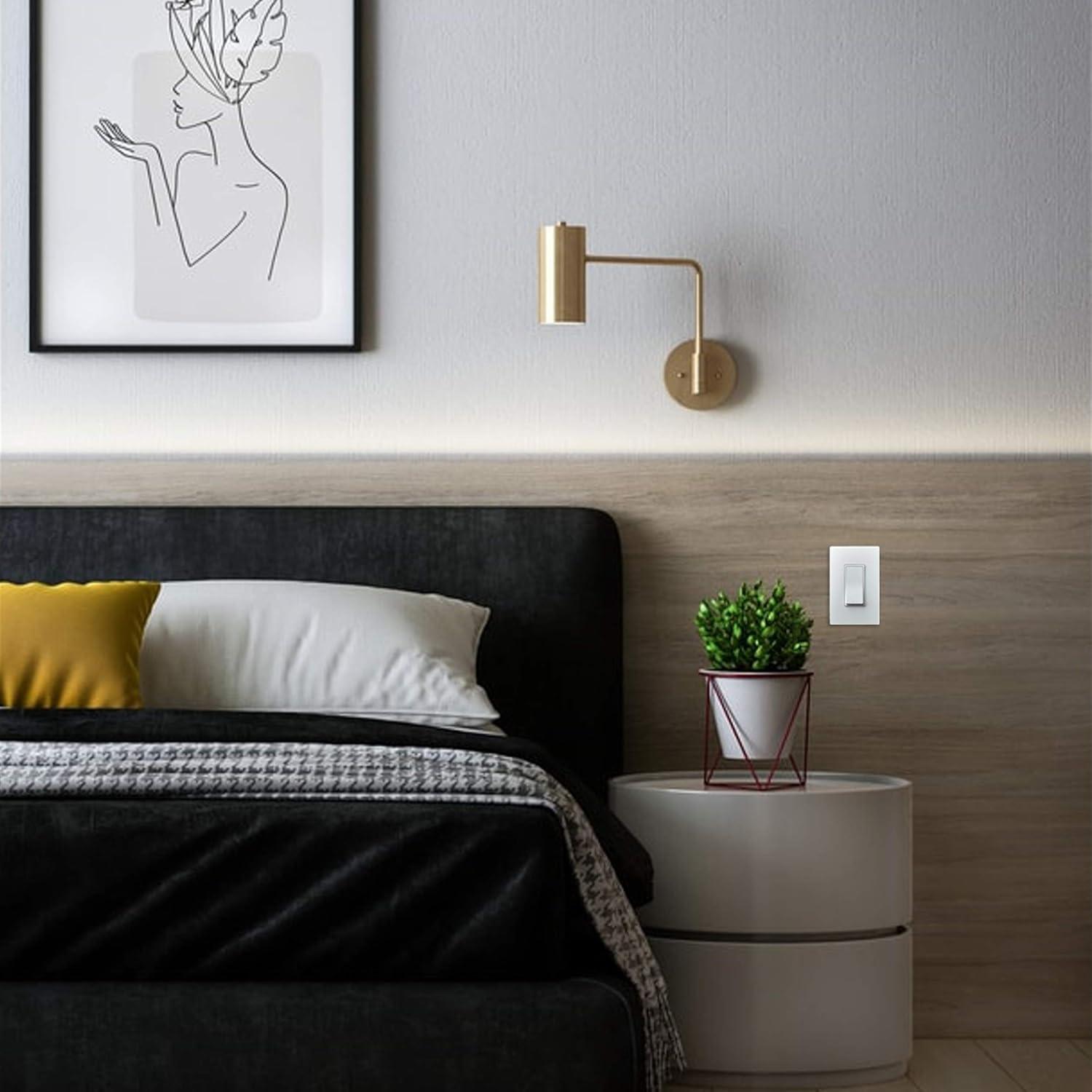 Radiant 15-Amp 4-Way Decorator Rocker Light Switch