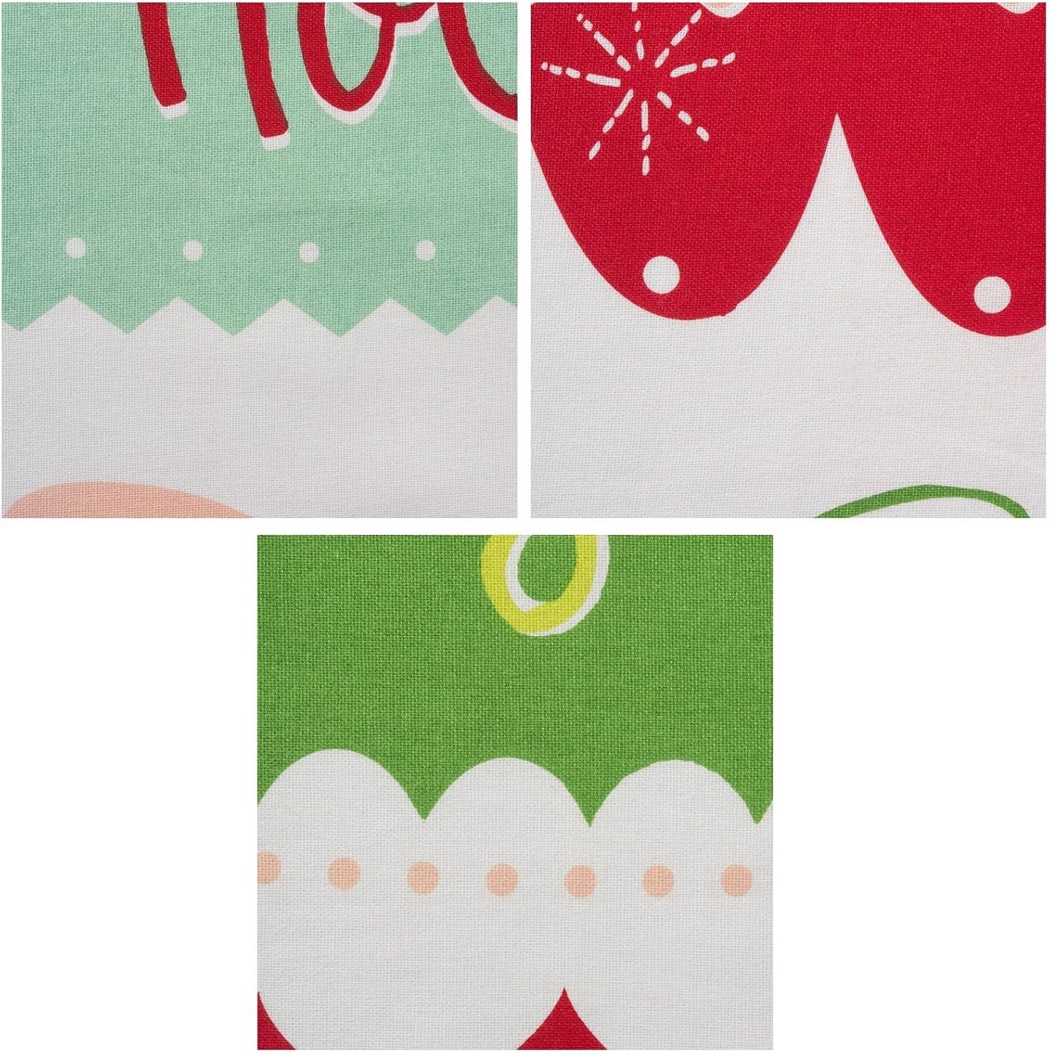 Assorted Winter Wishes Holiday Printed Dishtowel (Set of 3)