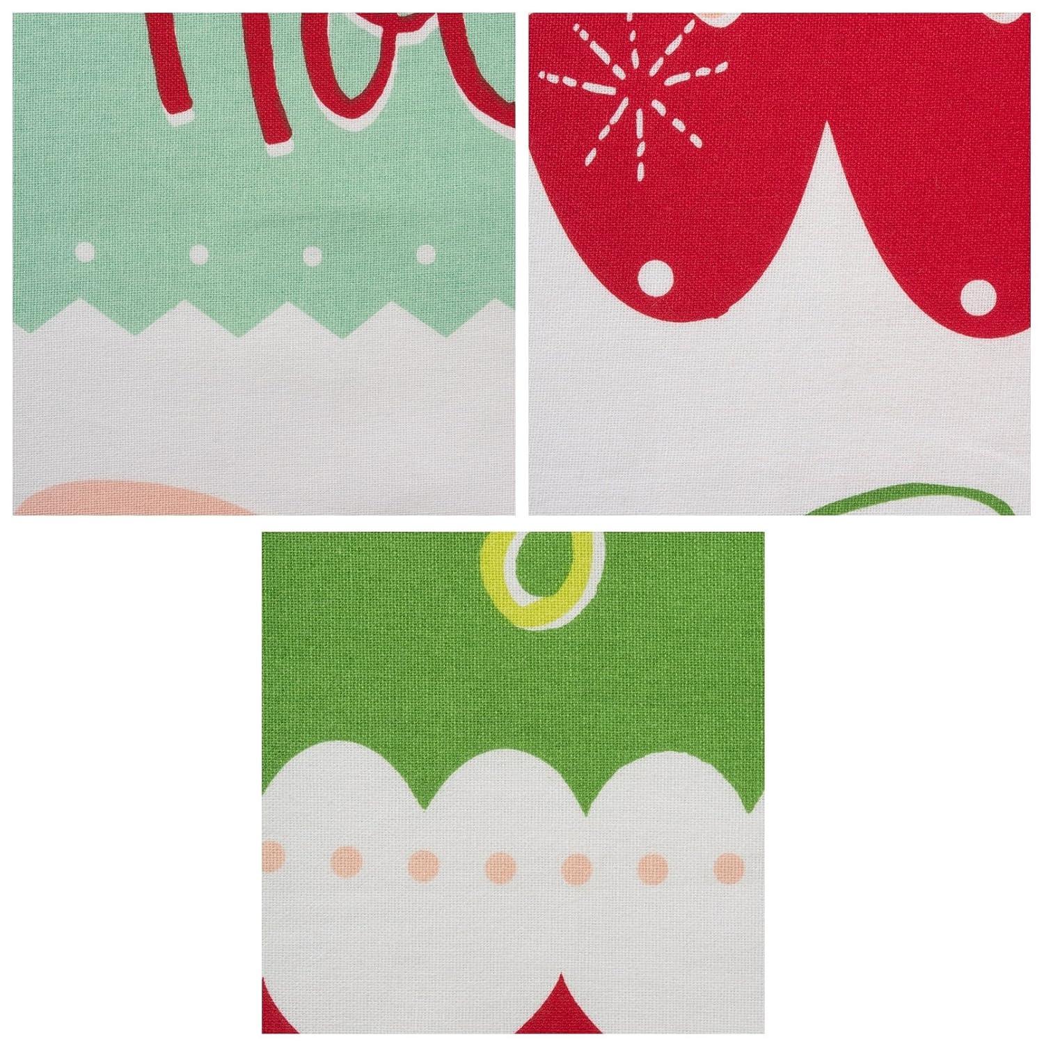 Assorted Winter Wishes Holiday Printed Dishtowel (Set of 3)