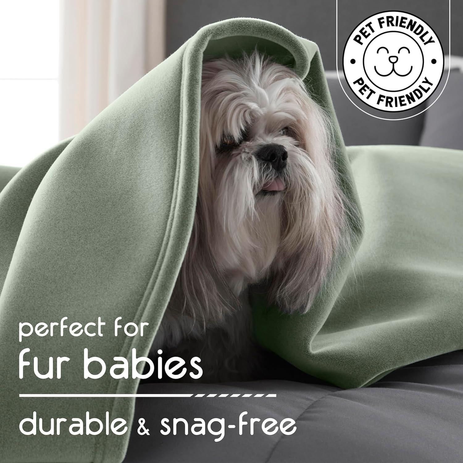 Vellux Throw Blanket, Original Blanket,  Snuggle-Ready,  Durable Machine Washable Pet Friendly, All-Season Comfort, Layering Bed Sofa Blanket, Blanket for Bed, Cozy Throw Blanket
