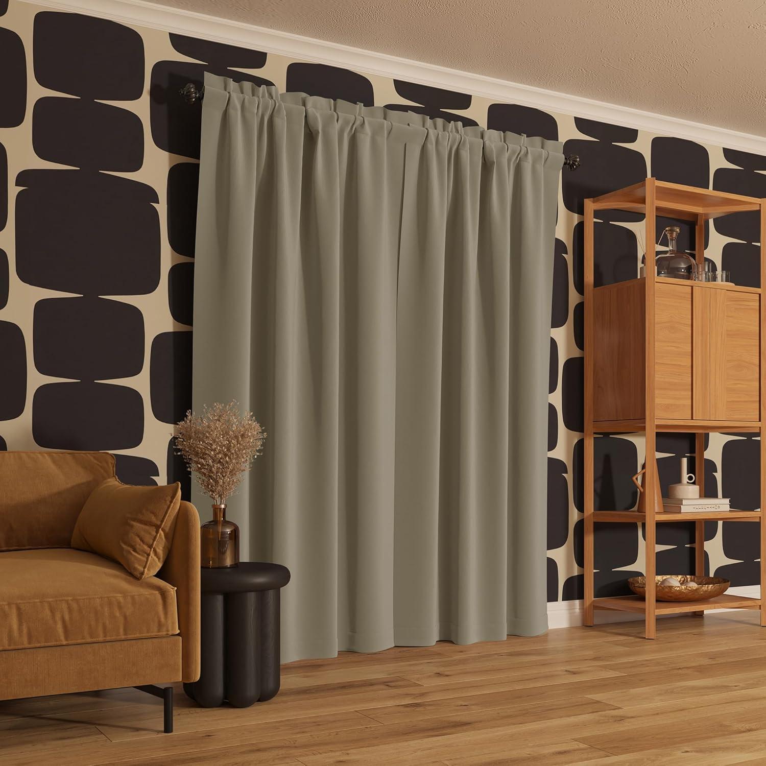 Sun Zero Sun Zero Oslo Theater Grade Extreme 100% Blackout Rod Pocket Curtain Panel