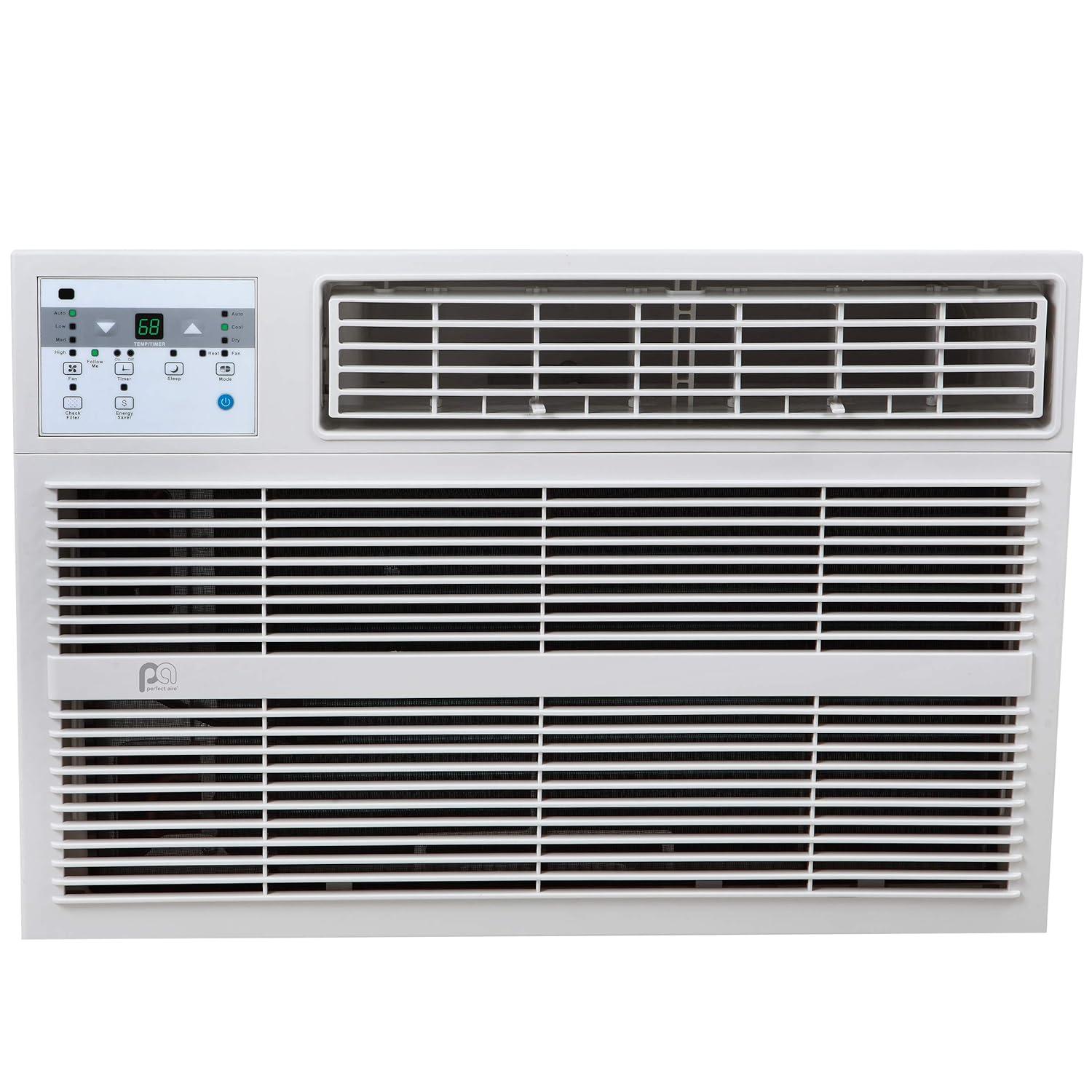 Perfect Aire Perfect Aire 12000 BTU Window Air Conditioner for 550 Square Feet with Heater and Remote Included
