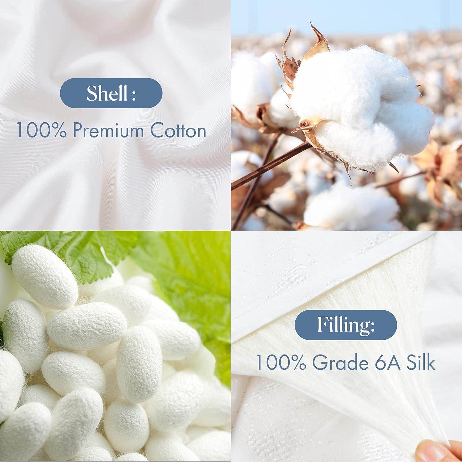 Mommesilk Washable & Breathable Silk Comforter