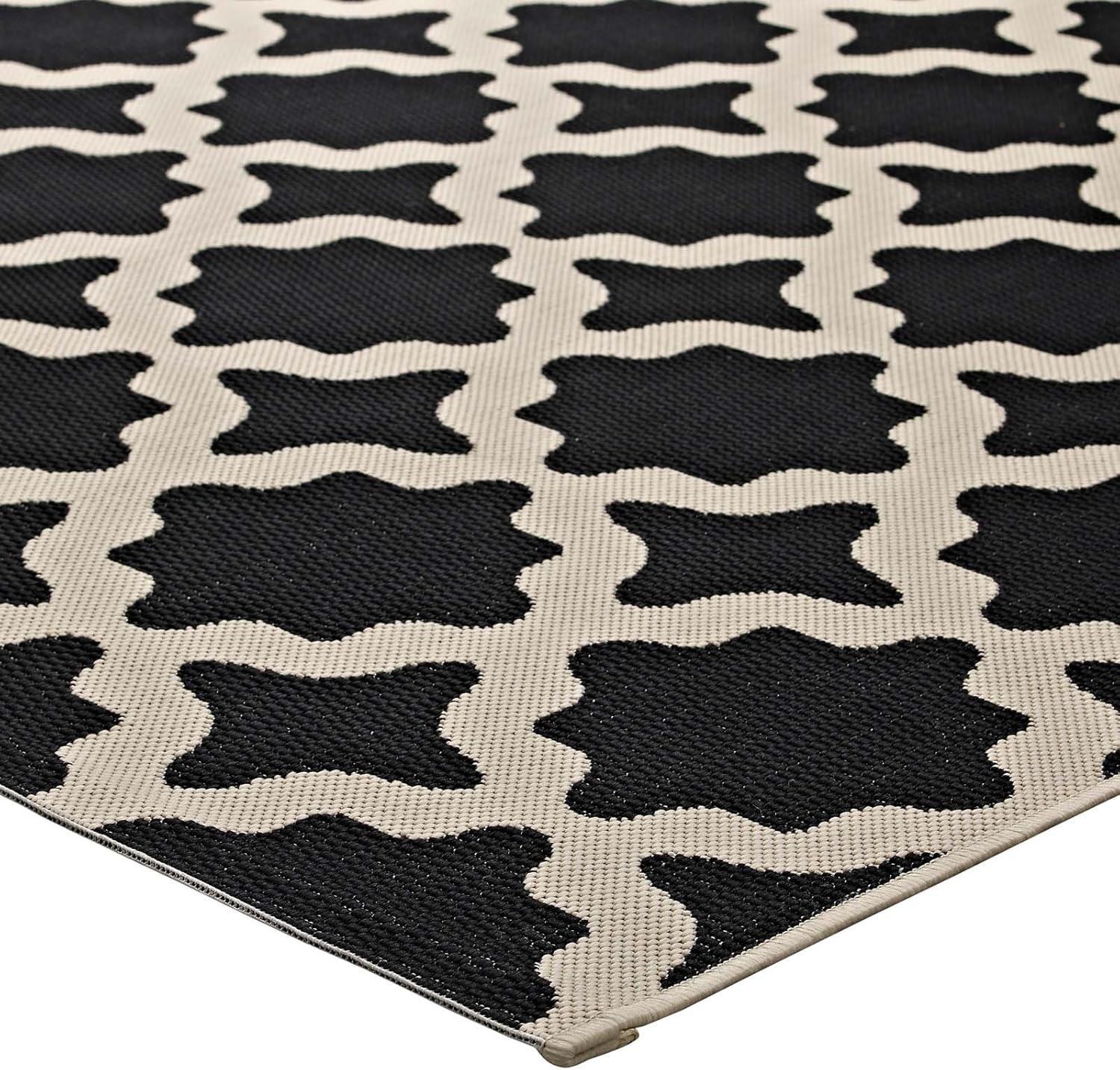 Modway Cerelia Moroccan Trellis Indoor and Outdoor Area Rug