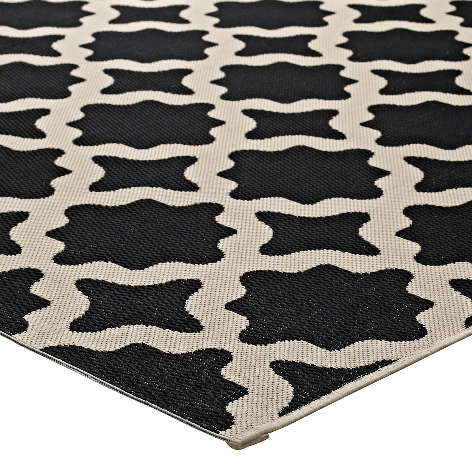 Modway Cerelia Moroccan Trellis Indoor and Outdoor Area Rug