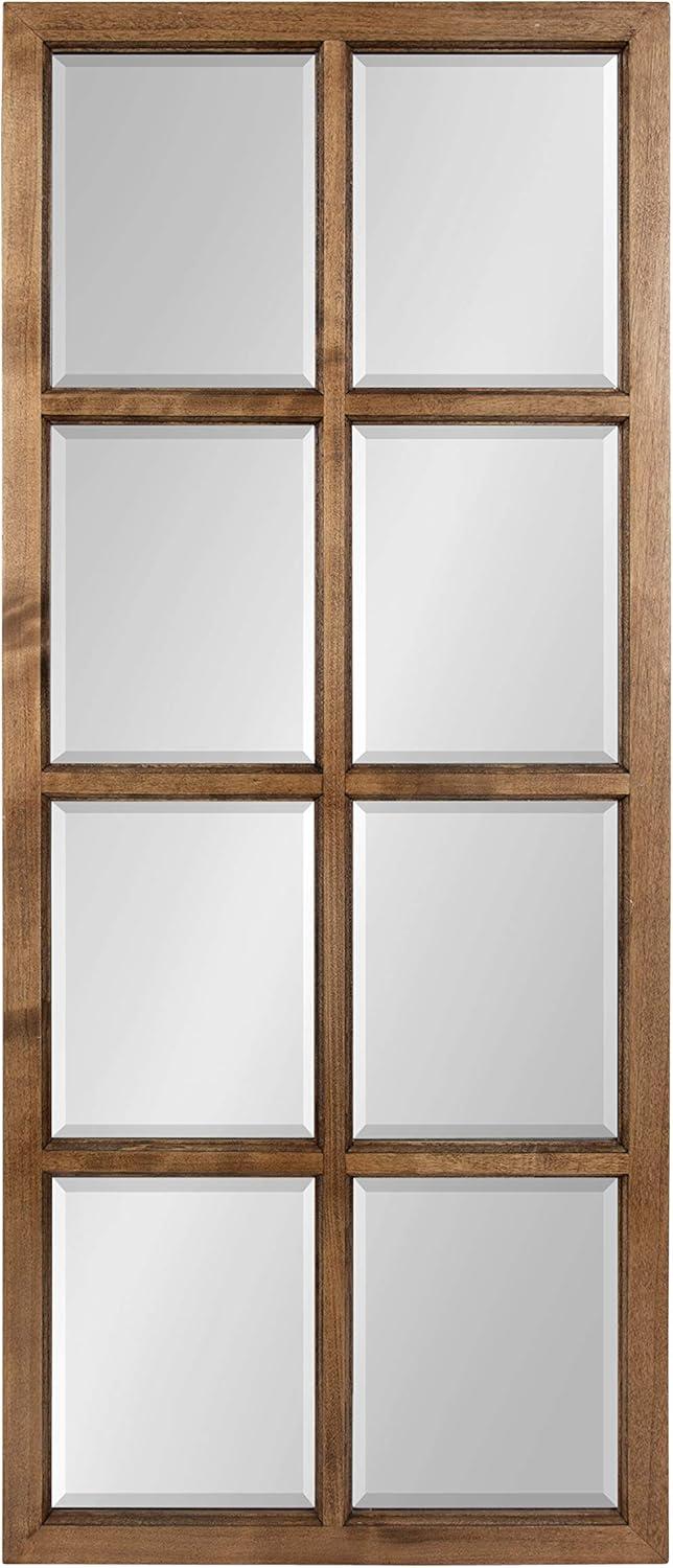 Hogan Windowpane Wall Mirror - Kate & Laurel All Things Decor