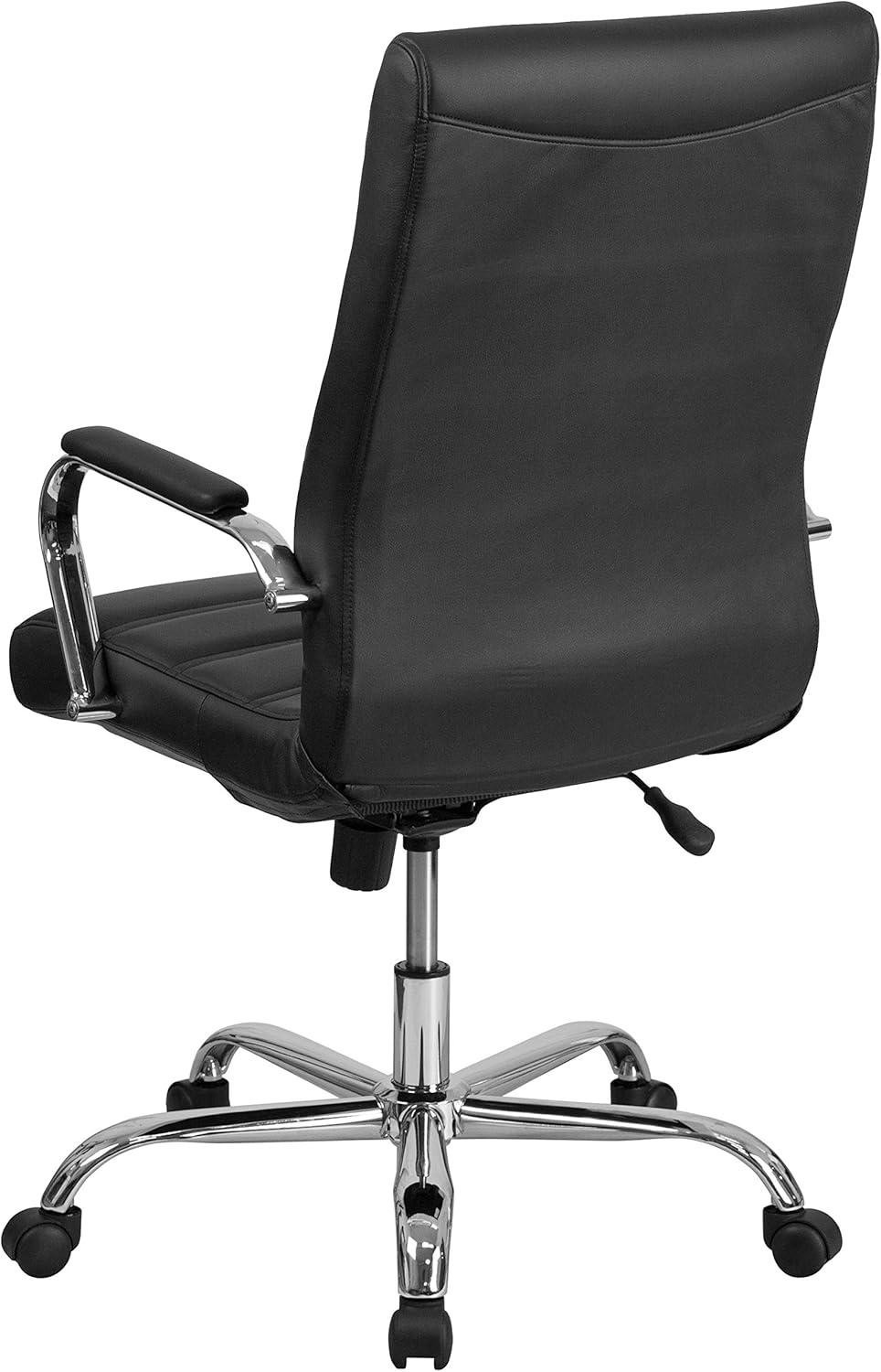 Flash Furniture High Back Executive Swivel Office Chair with Metal Frame and Arms