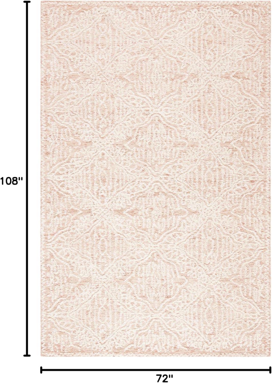 Capri CPR613 Hand Tufted Area Rug - Rust/Ivory - 6'x9' - Safavieh.