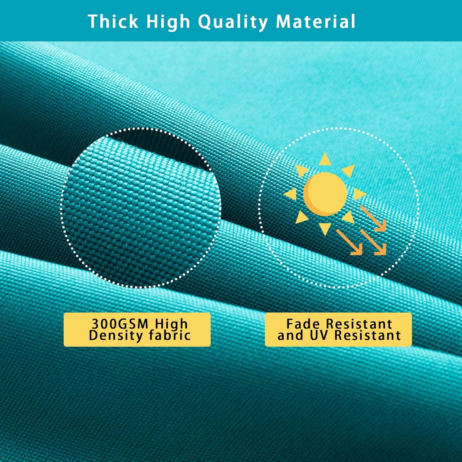 idee-home Chaise Lounge Cushions Outdoor, Lounge Chair Cushions for Patio Furniture Weather and Stain Resistant for Lawn Pool