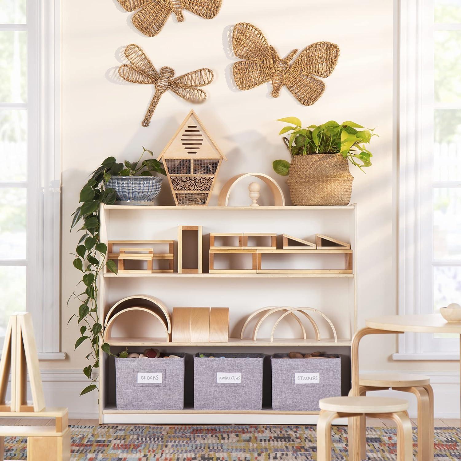 Guidecraft EdQ Essentials 3-Shelf Open Storage