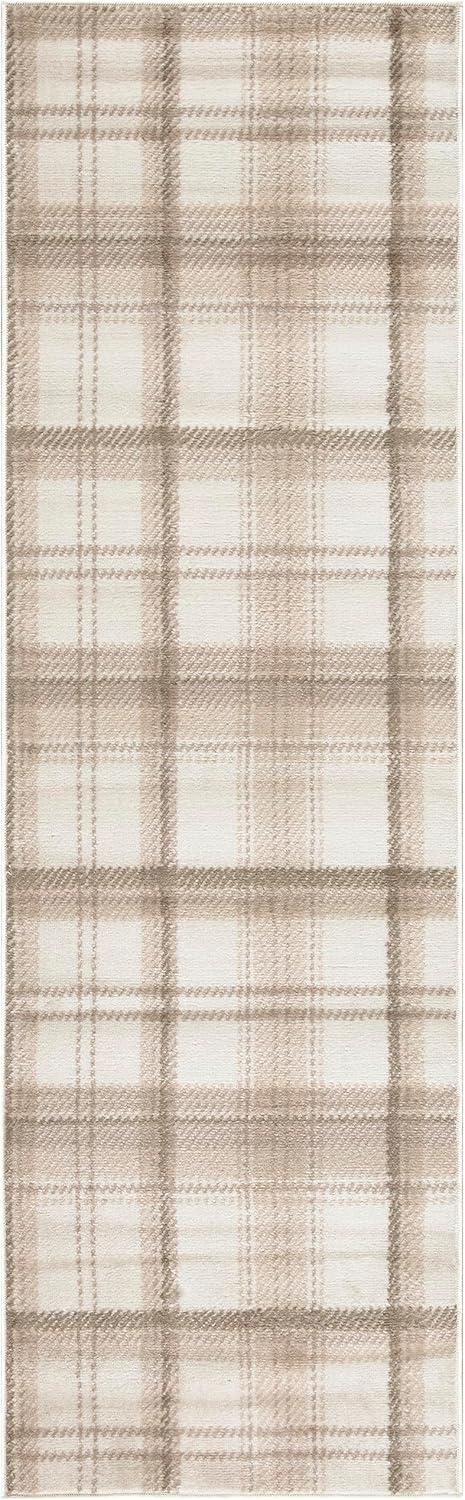 Nourison Grafix Contemporary Plaid Area Rug