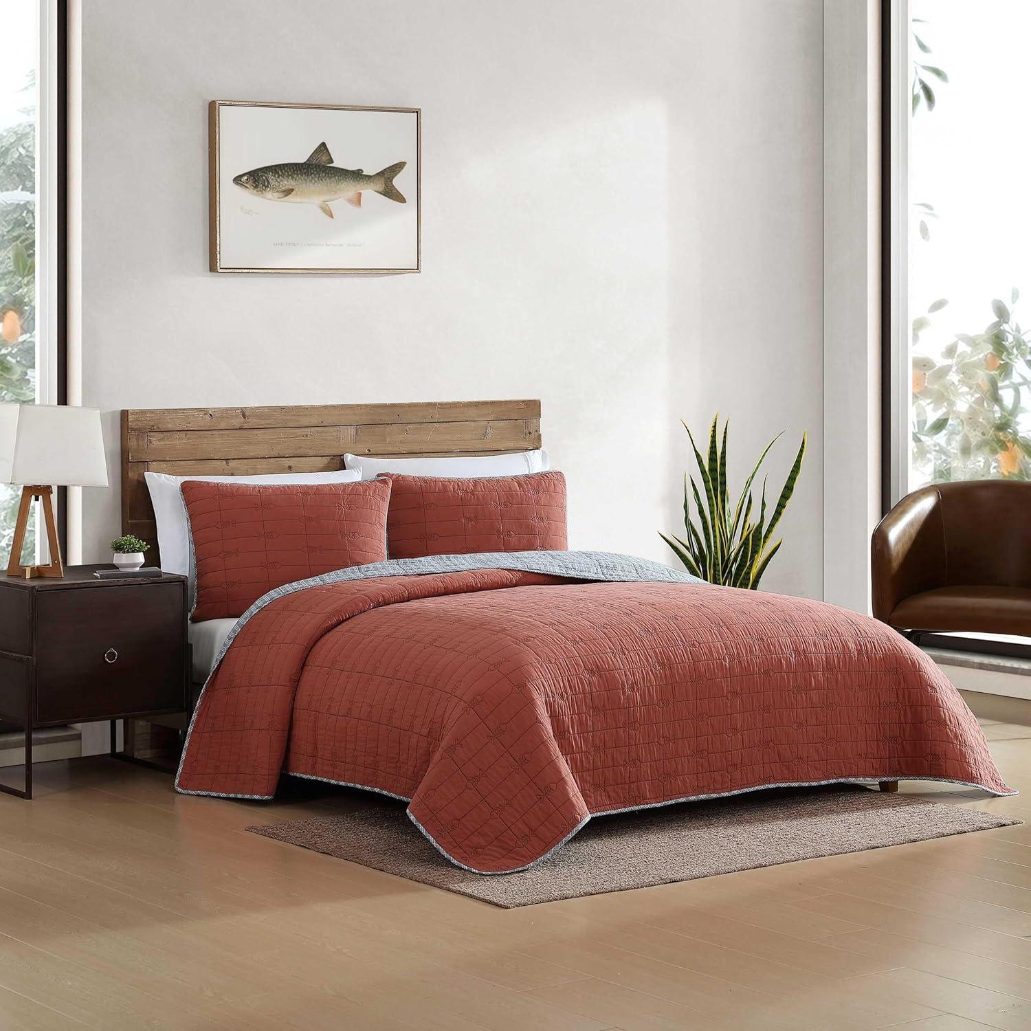 Eddie Bauer Eddie Bauer Troutdale Cotton Reversible Quilt Set