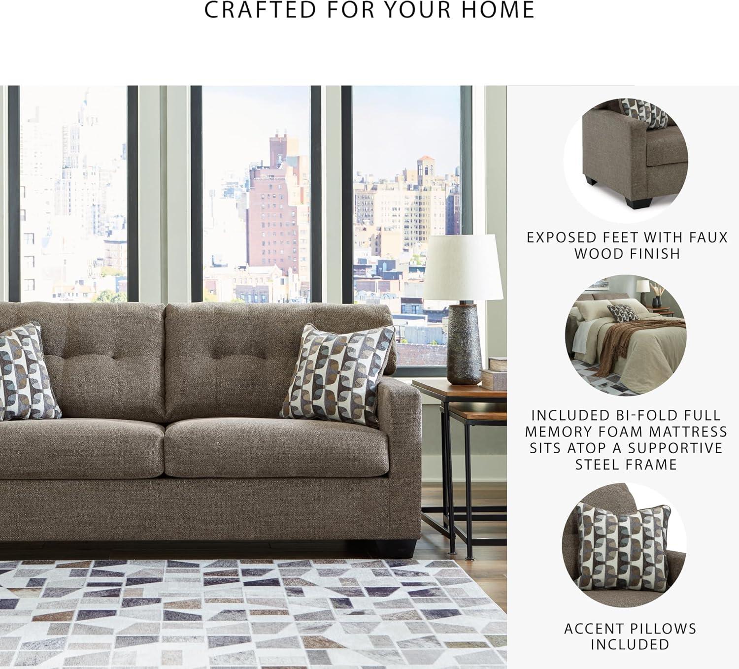 Ashley Furniture Mahoney Chocolate Full Sofa Sleeper