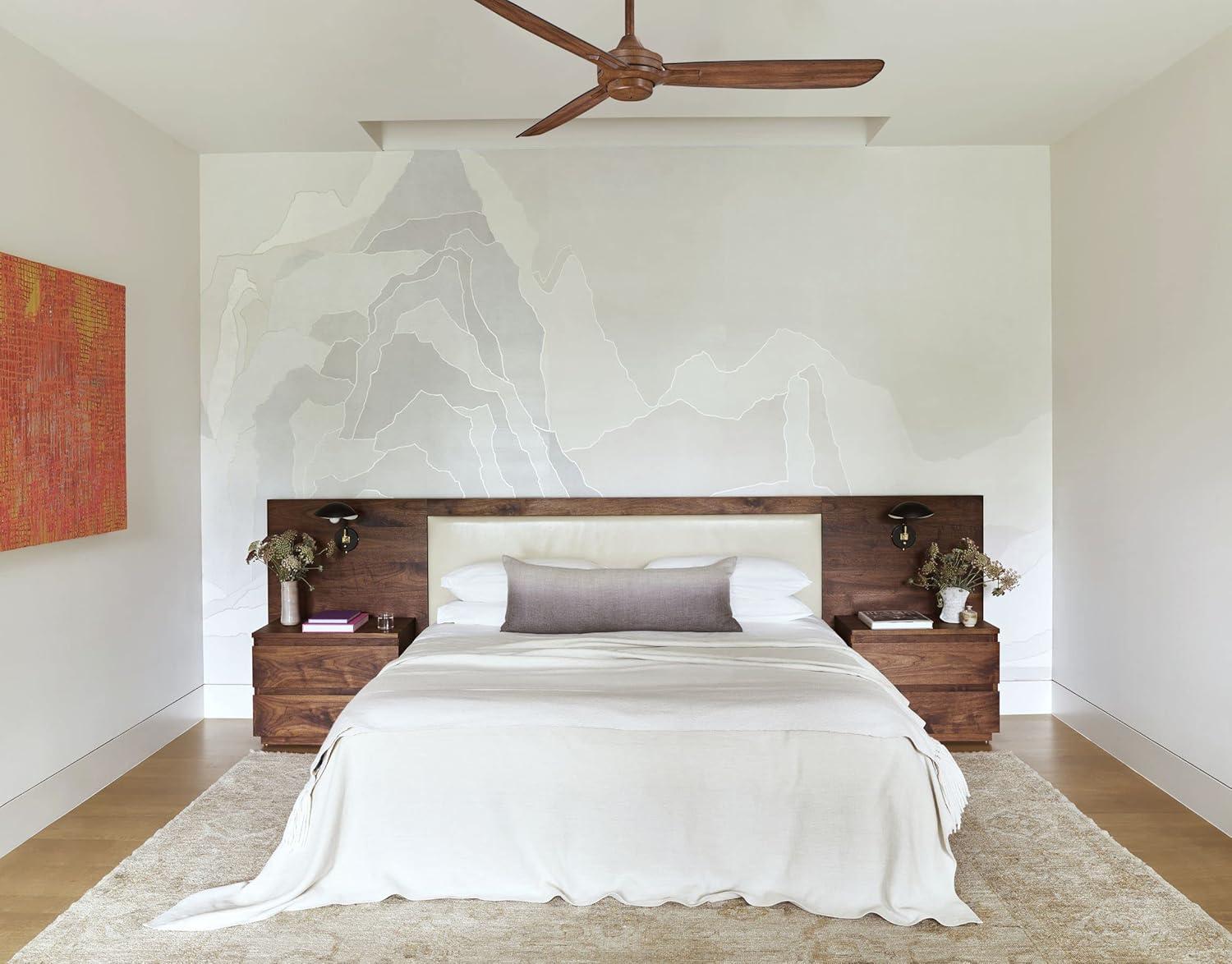 52" Rudolph 3-Blade Propeller Ceiling Fan with Wall Control