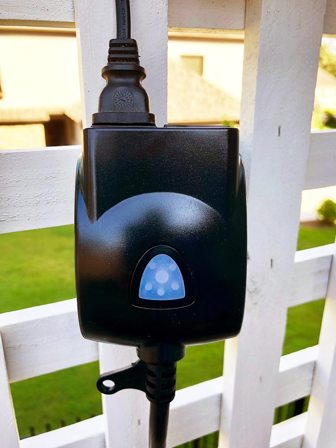 AmerTac RFK306LC Outdoor Wireless Remote & Plug-In Receiver Kit, Black