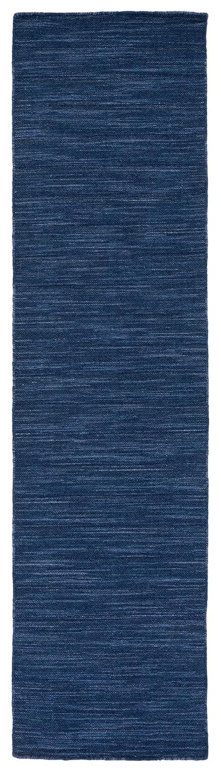 Kilim KLM125 Hand Woven Runner Rug - Navy/Blue - 2'3"x9' - Safavieh