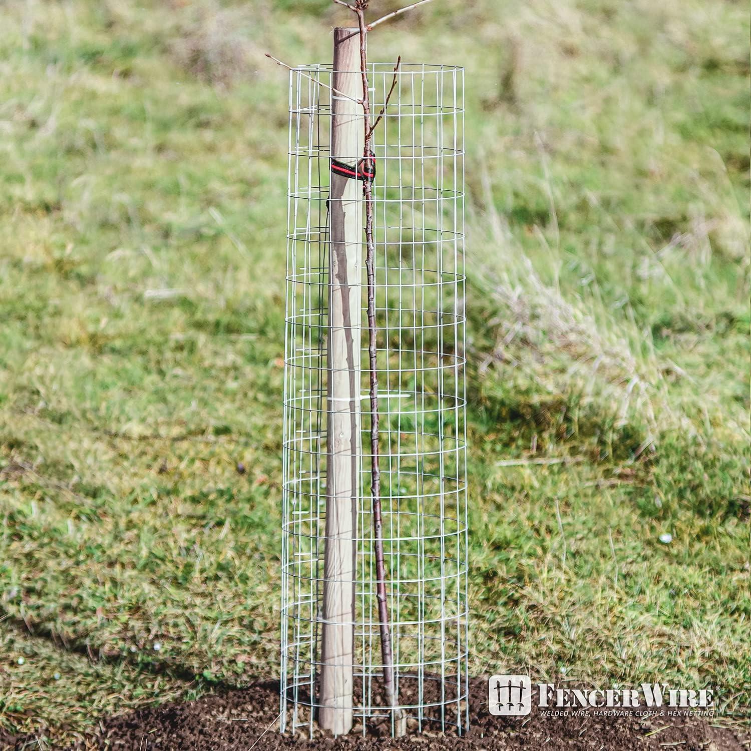 4 ft. x 50 ft. Galvanized Welded Wire Fence for Garden and Security