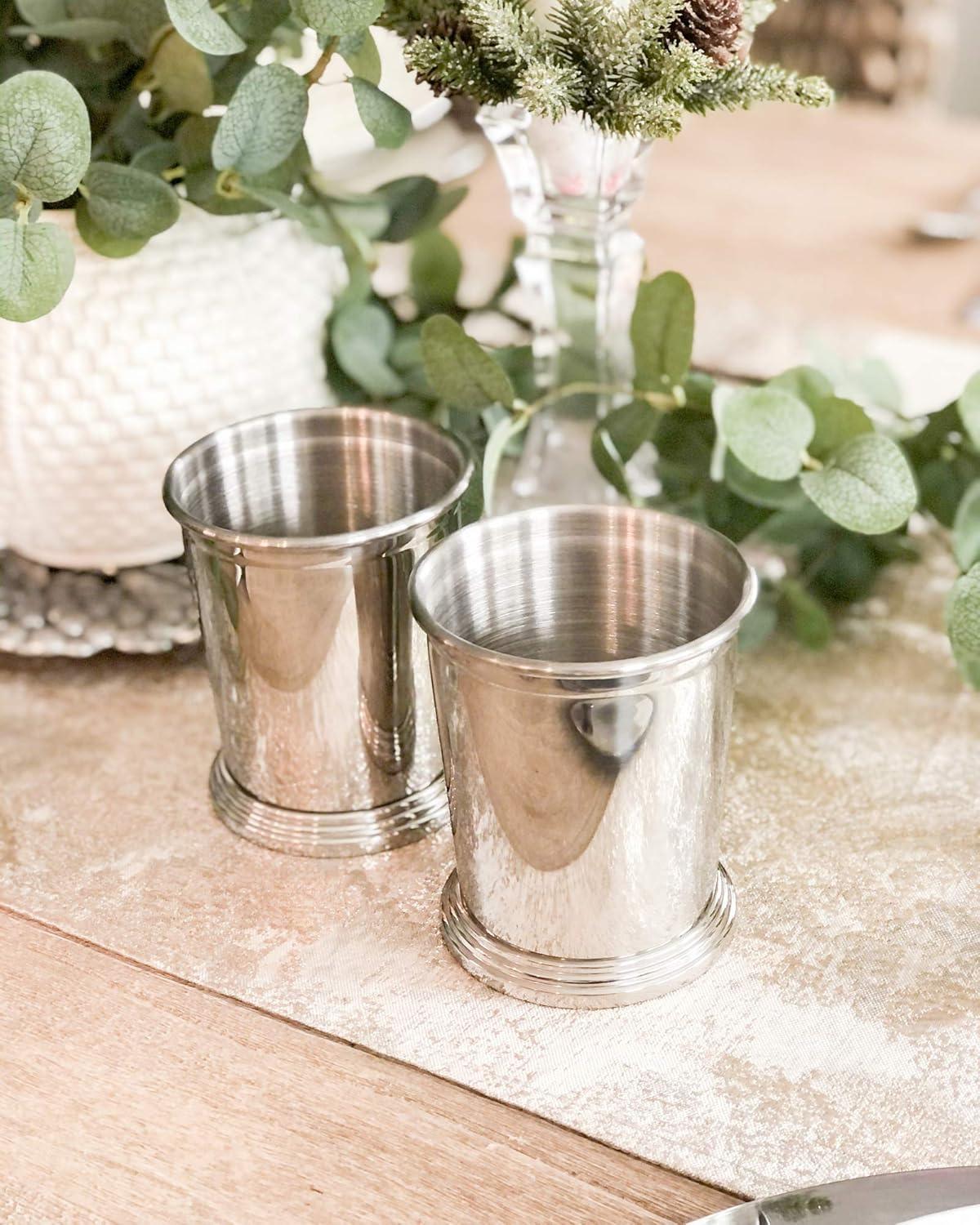 Engravable Stainless Steel 14oz Mint Julep Cup