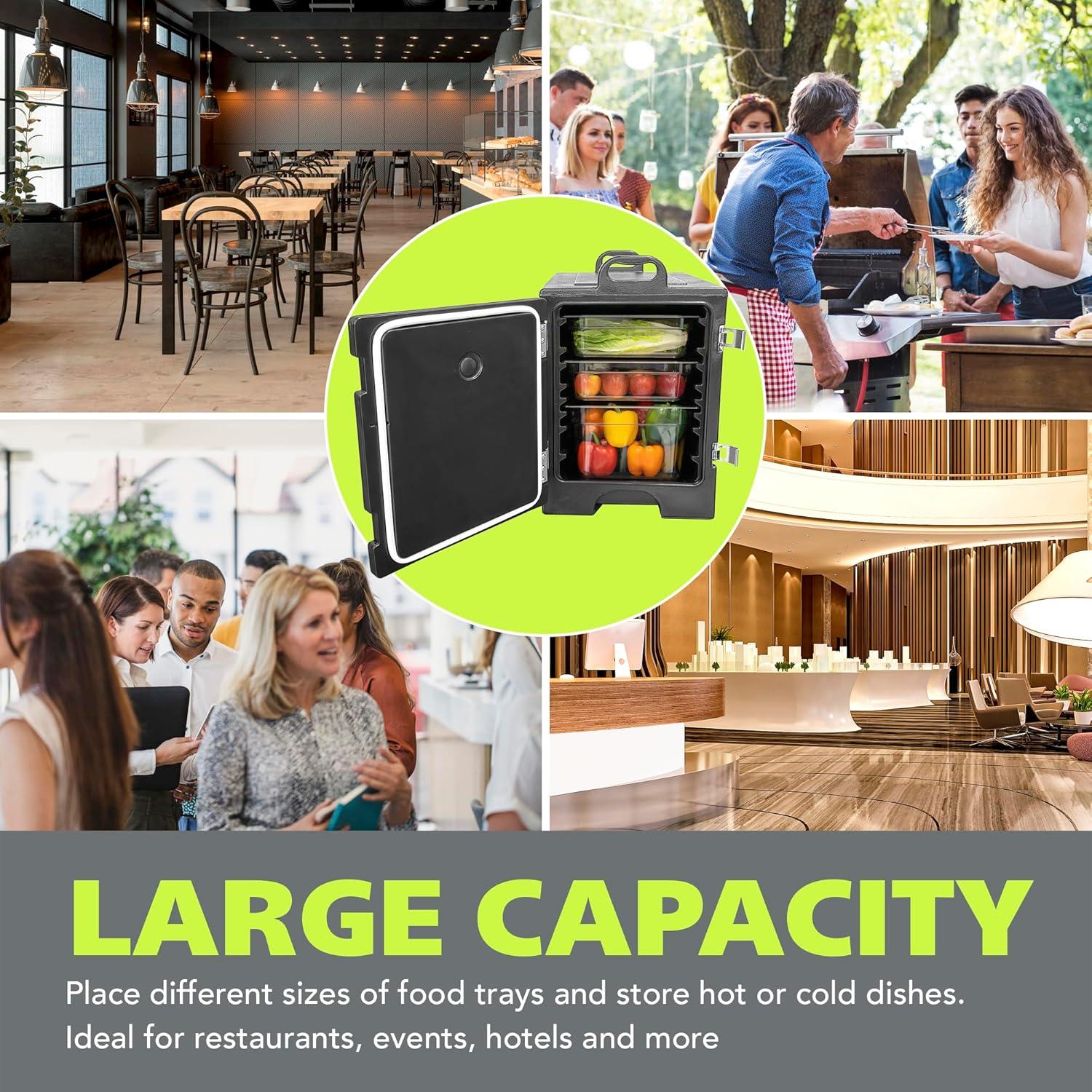 Pearington 81 Quart Polyurethane End-Loading Insulated Food Carrier