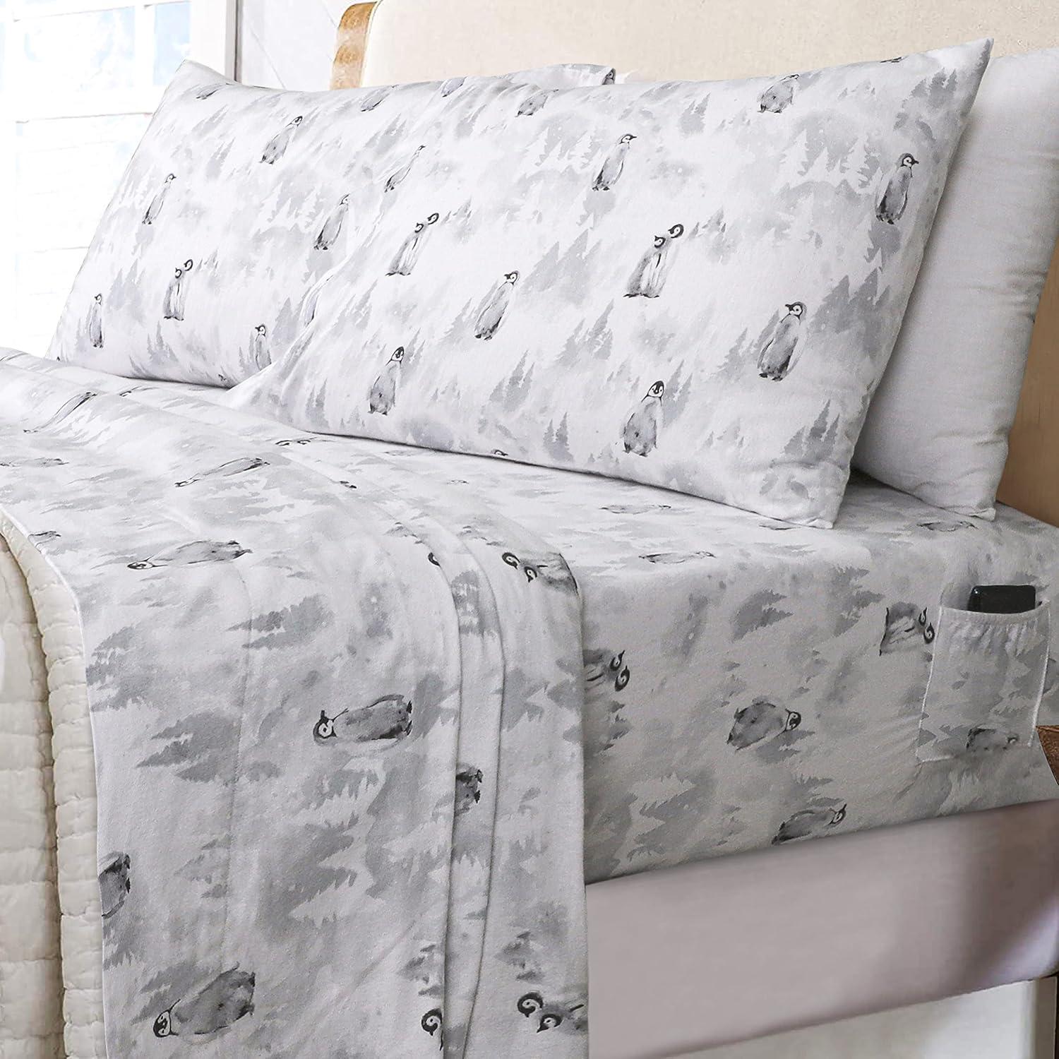 Enviohome Colyt 100% Cotton Flannel Sheet Set