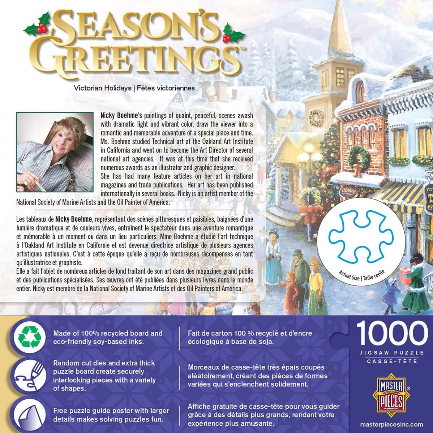 MasterPieces 1000 Piece Christmas Jigsaw Puzzle - Victorian Holidays