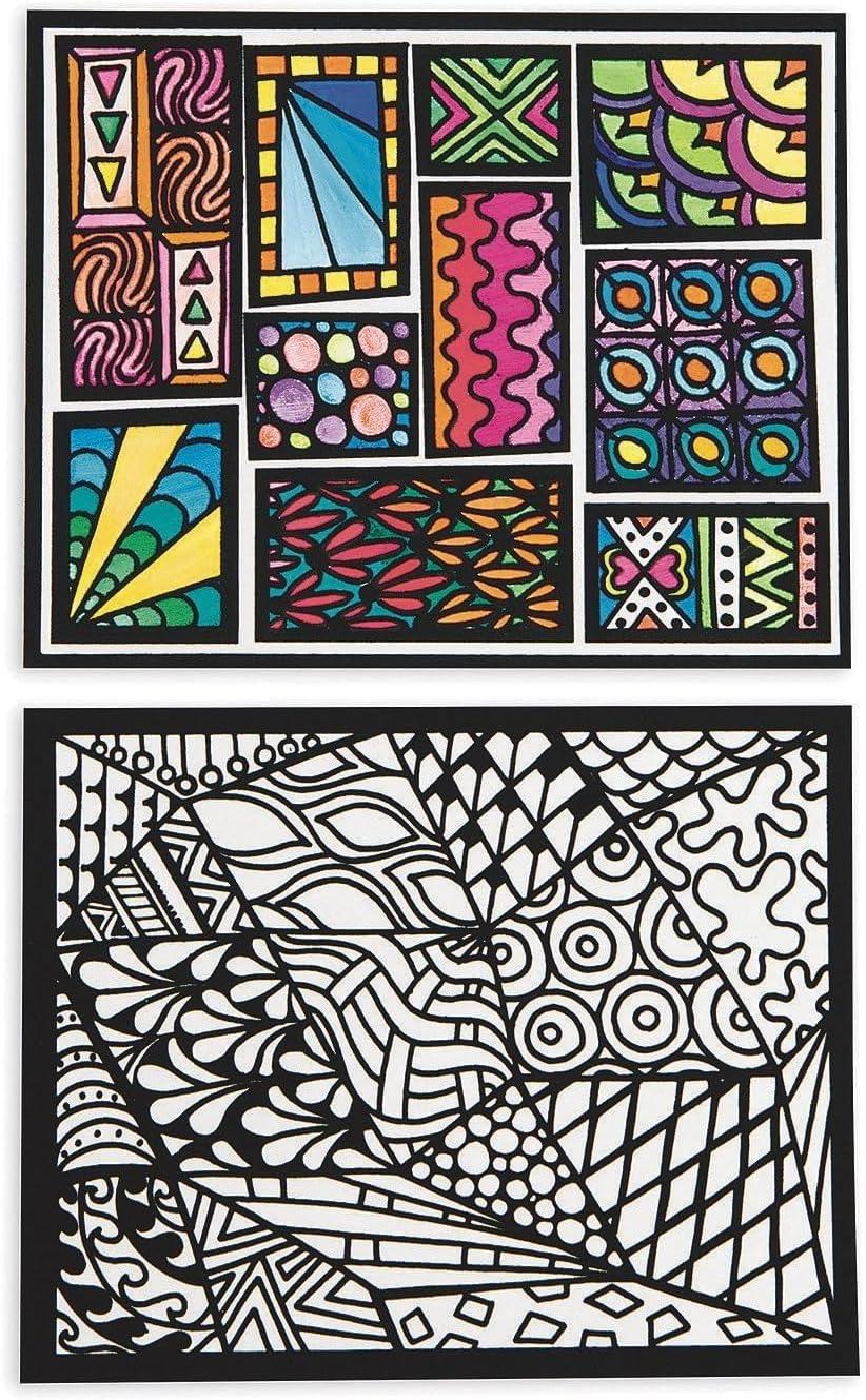 S&S Worldwide Abstract Velvet Art Poster 8 IN X 10 IN Pk30