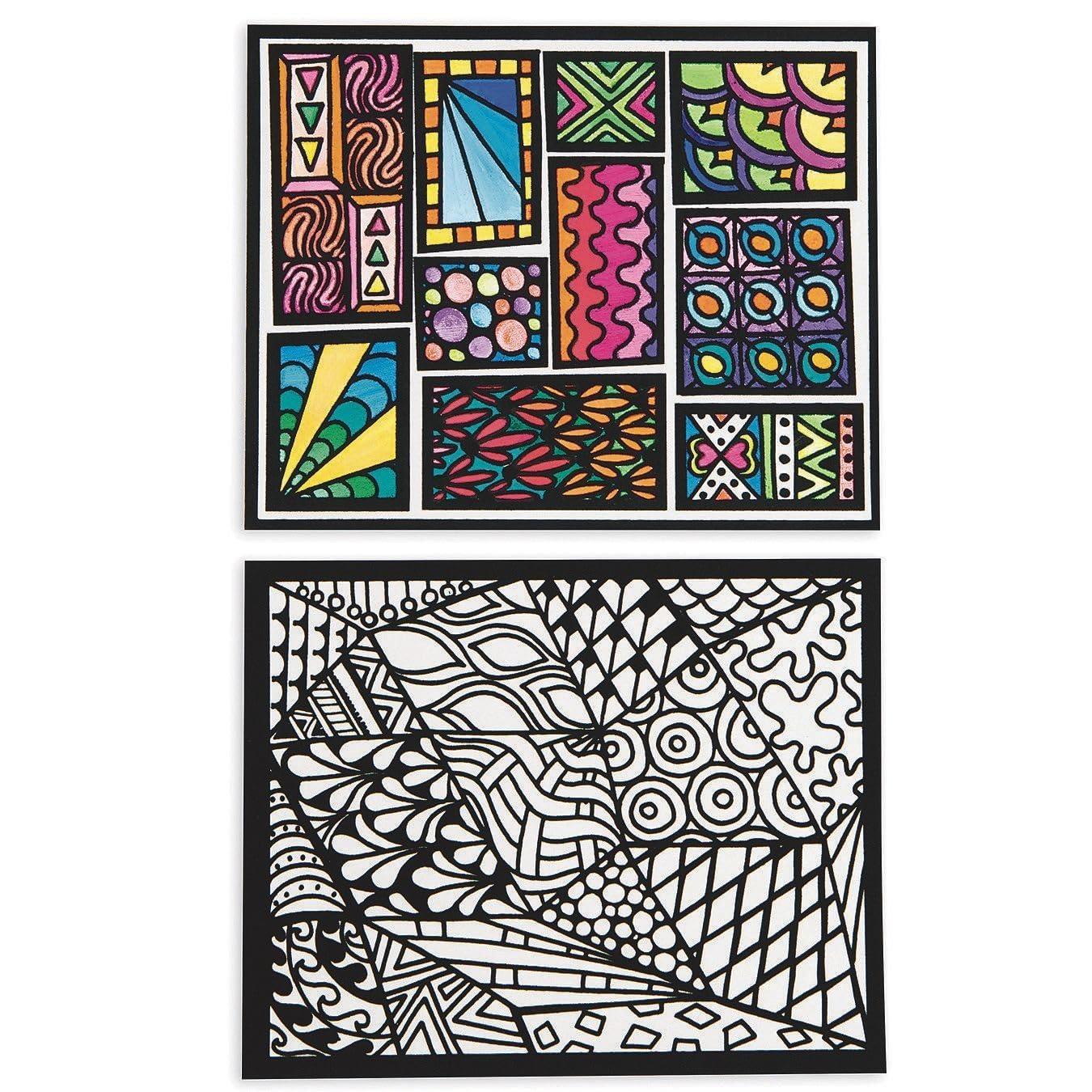 S&S Worldwide Abstract Velvet Art Poster 8 IN X 10 IN Pk30