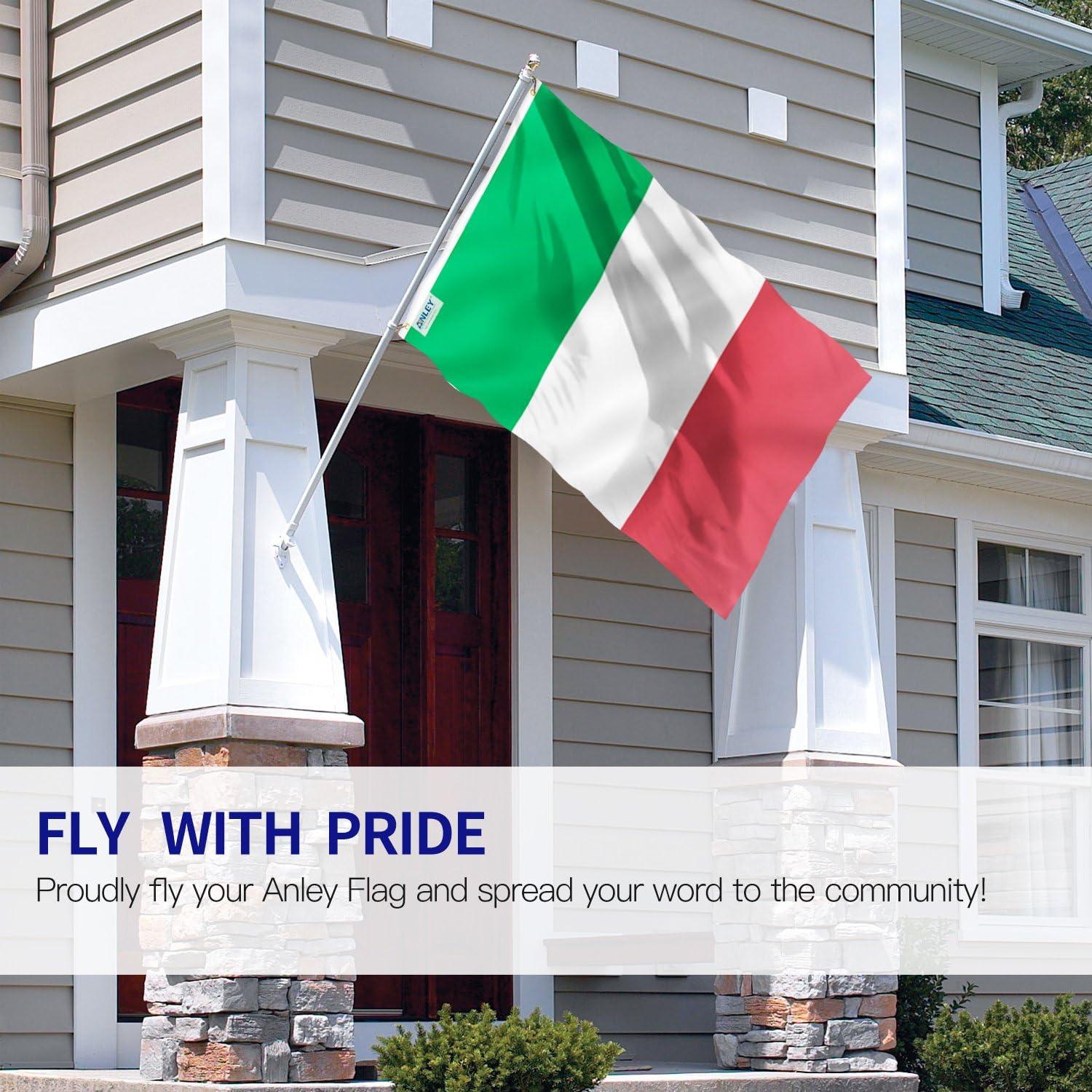 Italy 2-Sided Polyester 36 x 60 in. House Flag