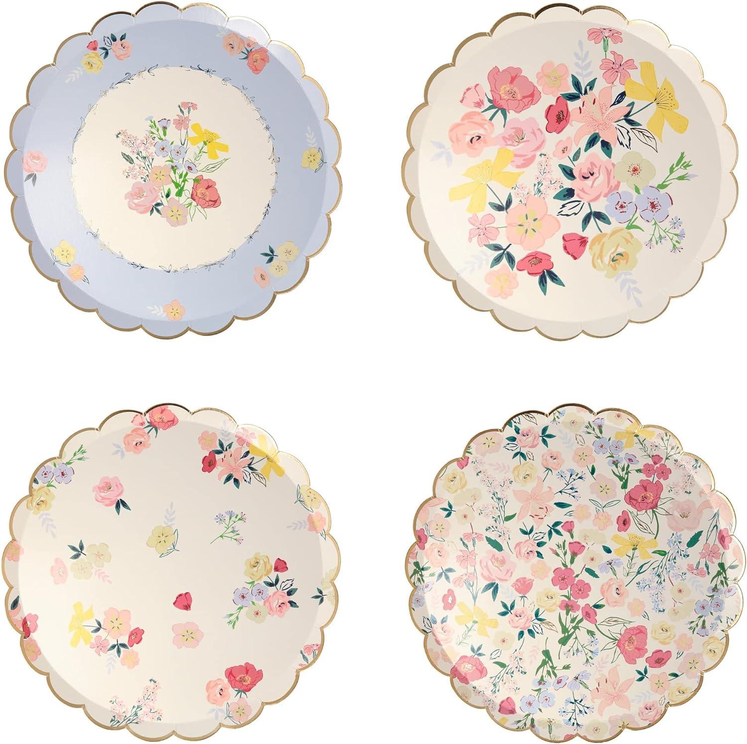 Meri Meri English Garden Side Plates (Pack of 8)