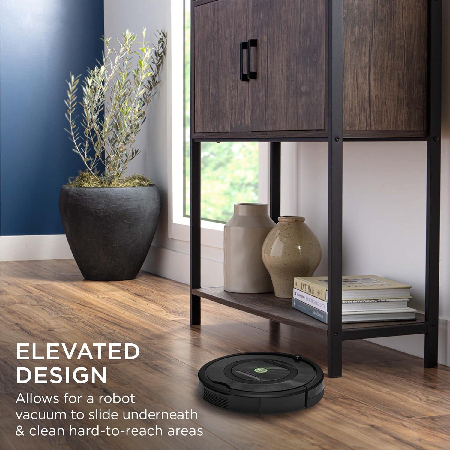 Best Choice Products Storage Bookshelf for Living Room, Walkway w/ Enclosed Cabinet, Elevated Design - Light Oak