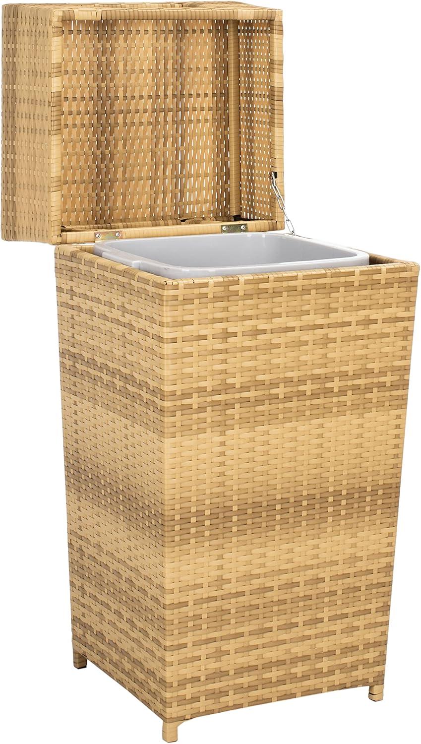 Mazeli Outdoor Trash Can  - Safavieh