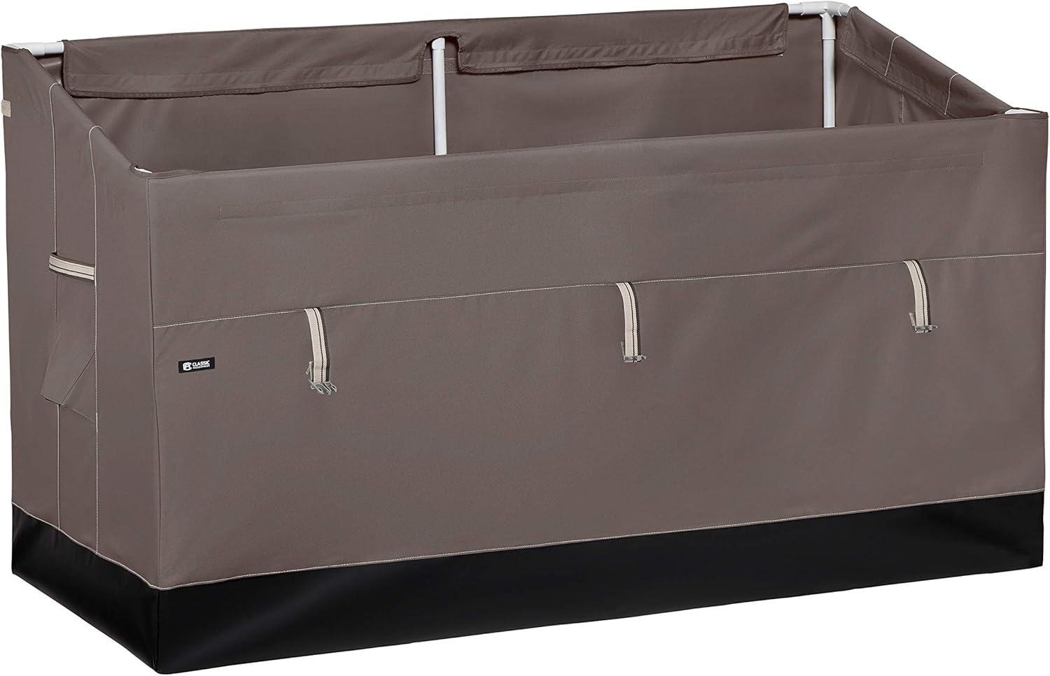 Classic Accessories 162 gal Ravenna Water-Resistant Steel Deck Box Beige