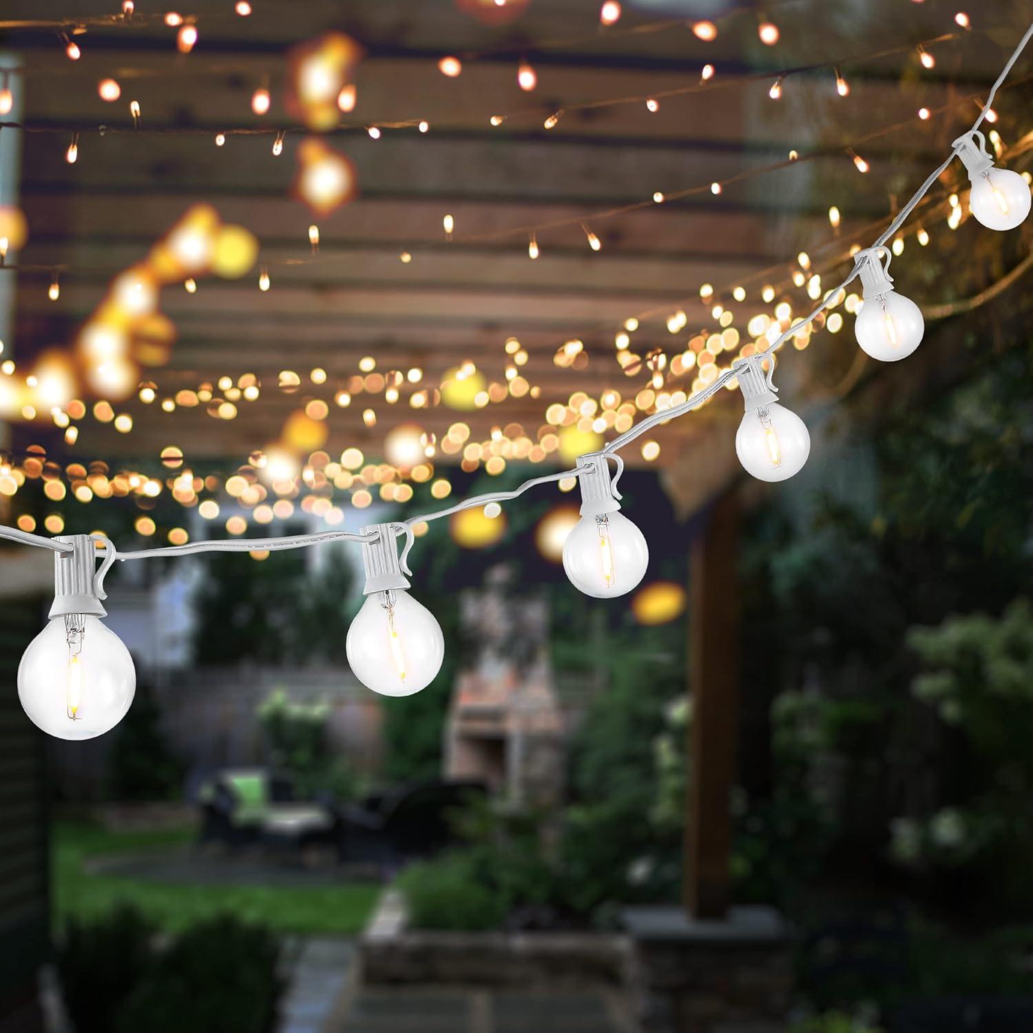 Chiera Led Outdoor String Ligh - White - Safavieh..