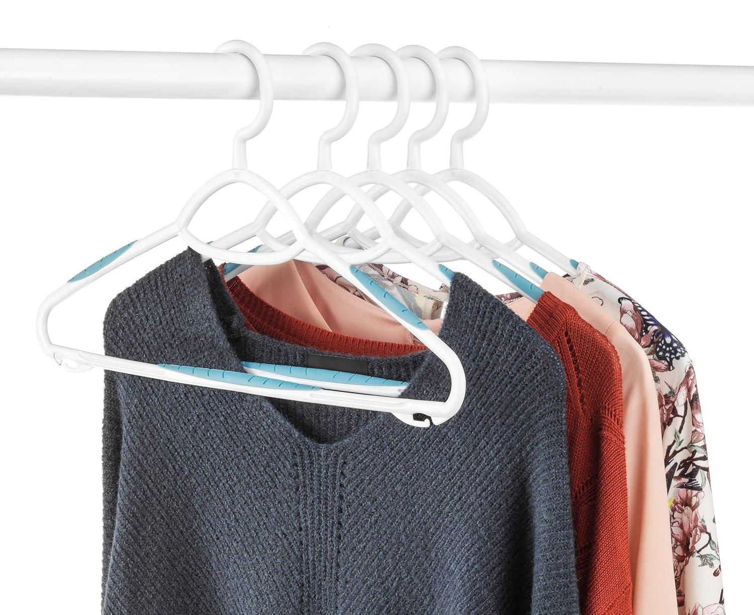 Whitmor Sure-Grip Plastic Hangers (Set of 5)