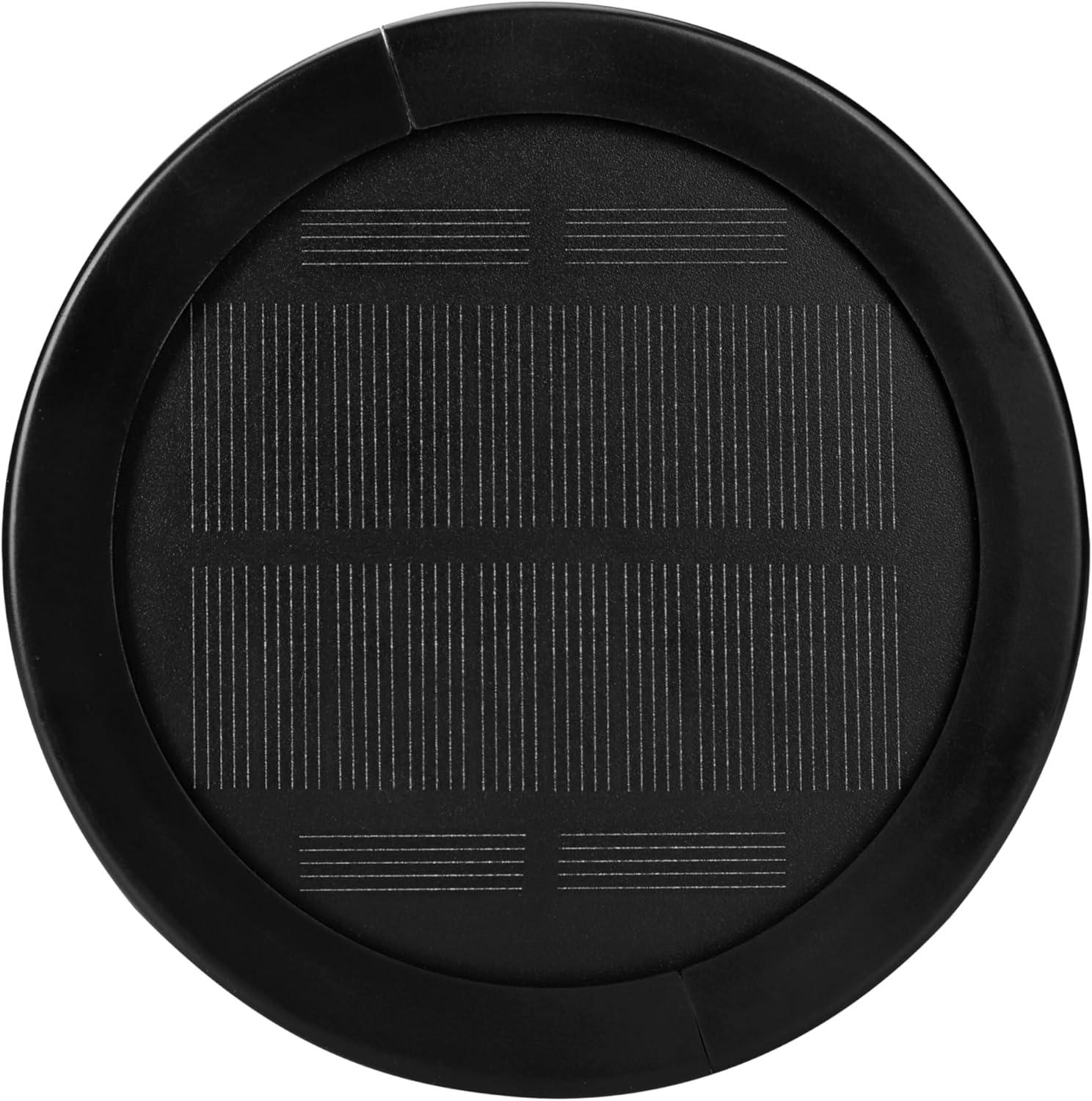 Solar Black Bug Zapper Torch with Easy-Clean Brush