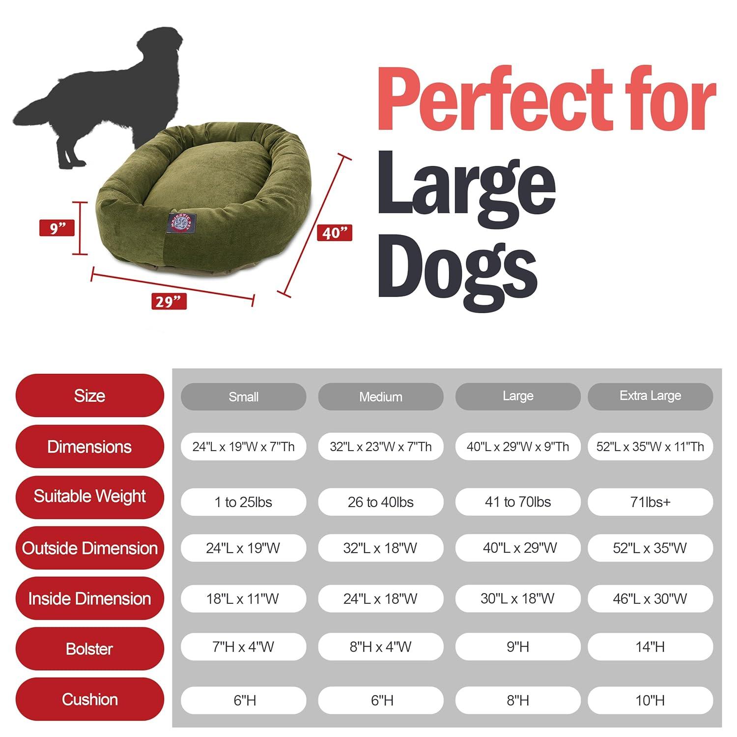 Majestic Pet Products Oval Pet Bed