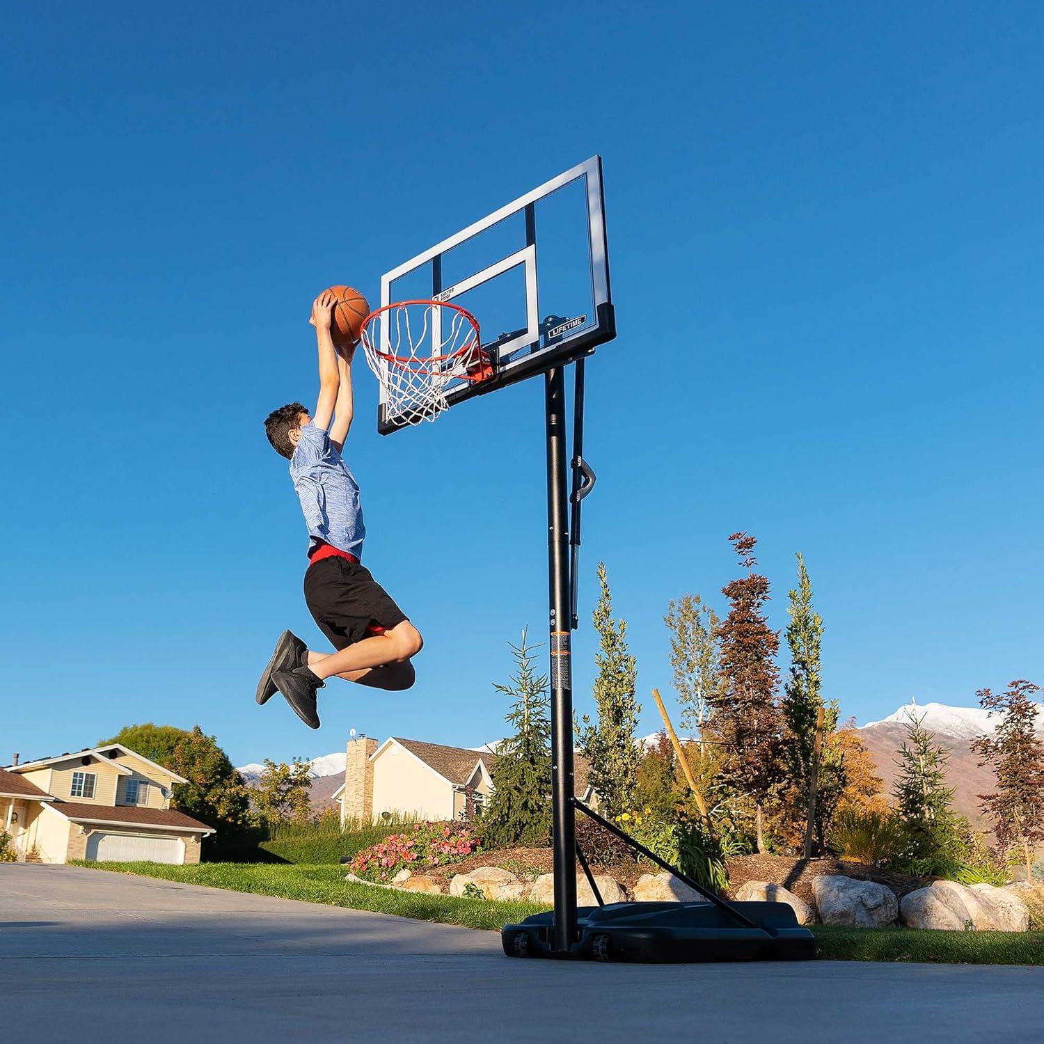 Lifetime 52" Portable Polycarbonate Basketball System