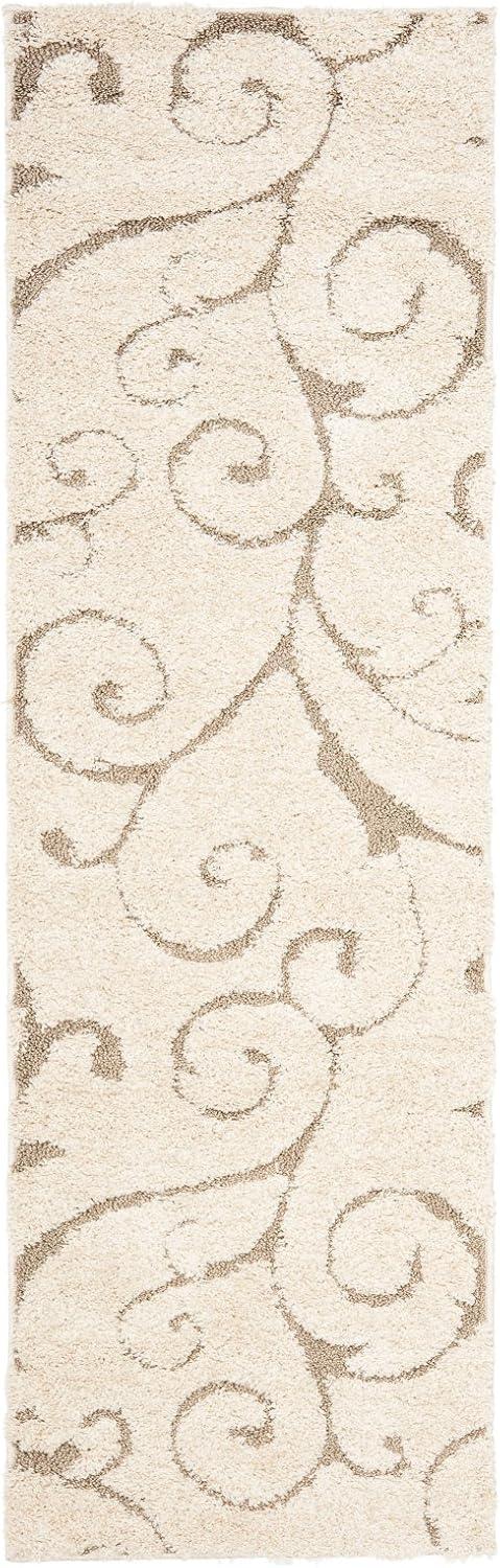 Florida Shag SG455 Power Loomed Area Rug  - Safavieh