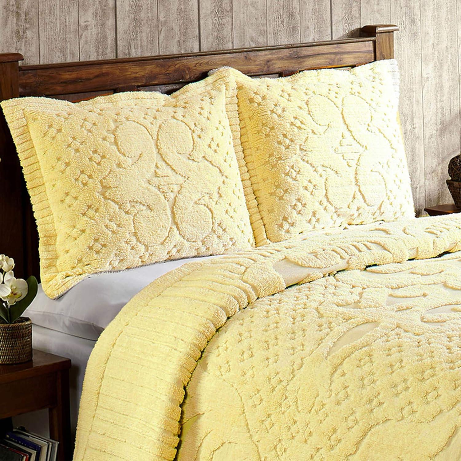 Ashton Collection 100% Cotton Tufted Unique Luxurious Medallion Design Bedspread - Better Trends