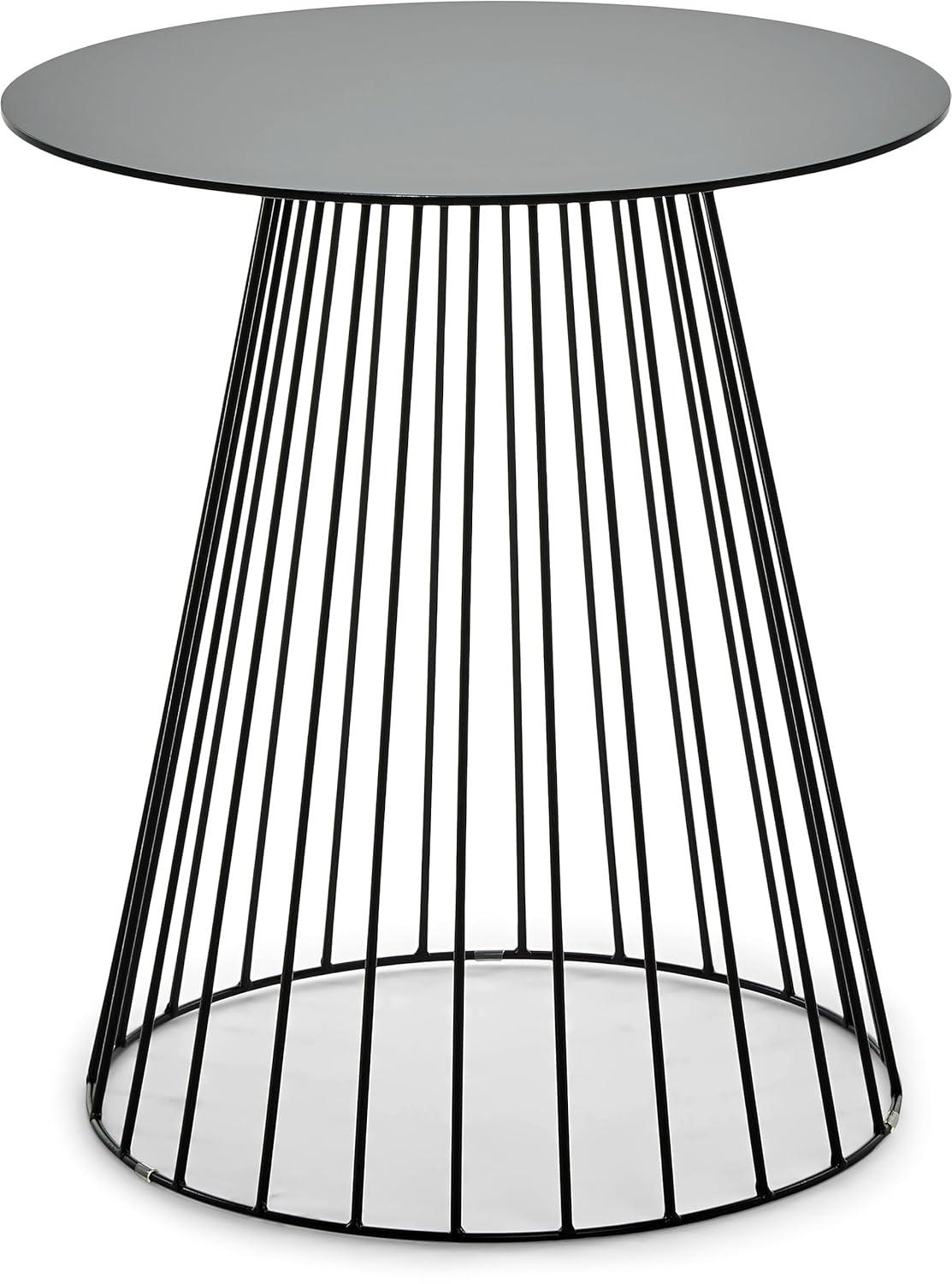 Adore Decor Adore Decor Element Modern Industrial Design Round Side Table