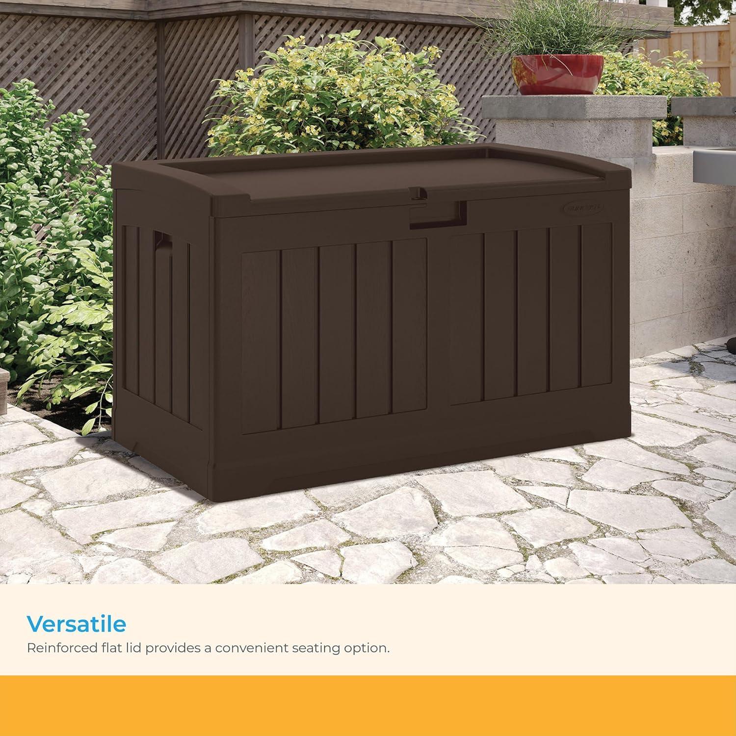 Suncast 50 Gallon Water Resistant Deck Box