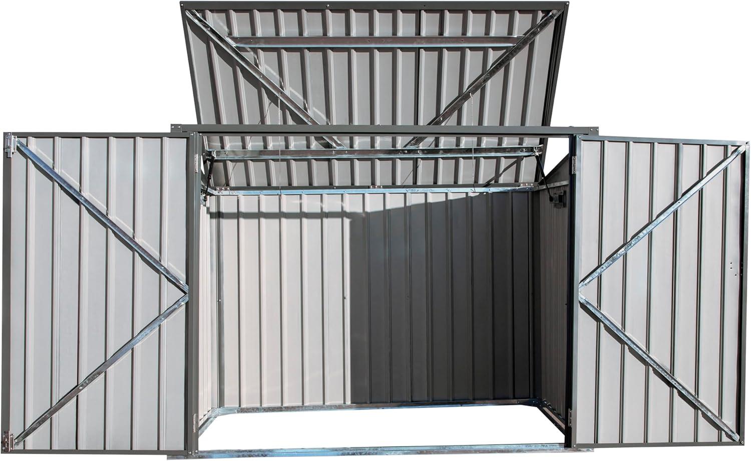 Arrow Horizontal Shed, 6x3, Grey